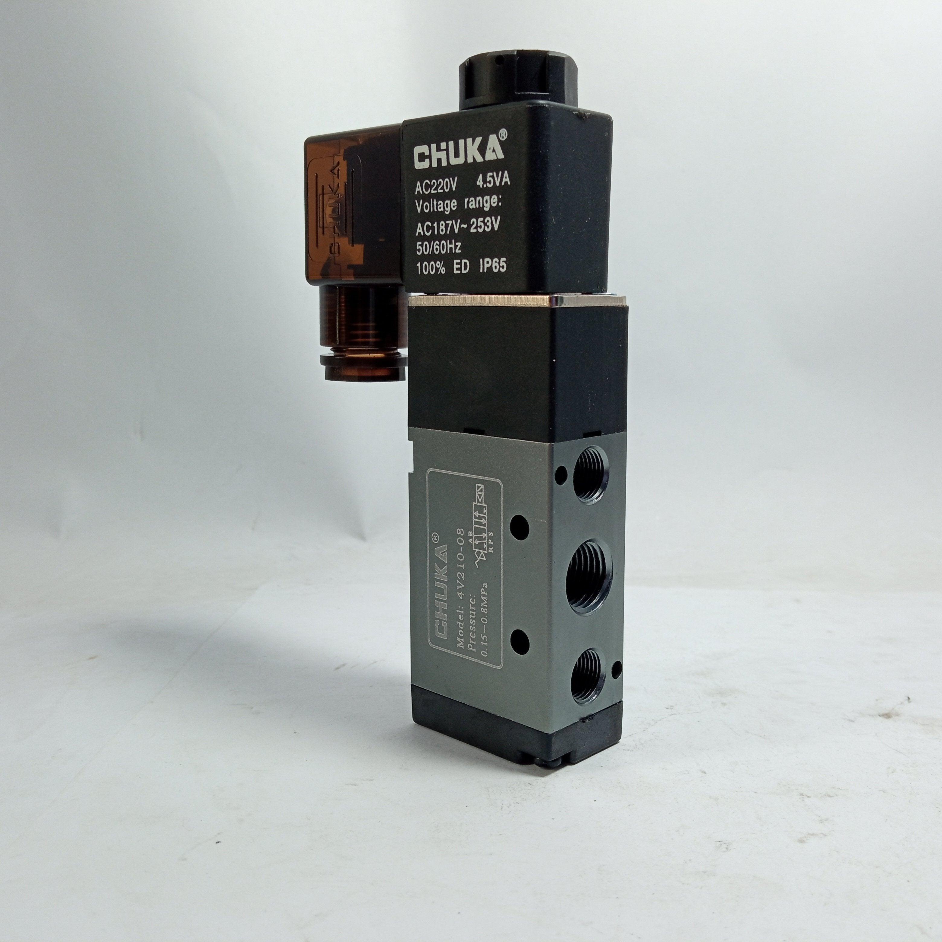 Solenoid Valve 4v210-08 4V310-10 4V410-15 two Way Valve (Chuka) - 4V410-15 thumbnail 4