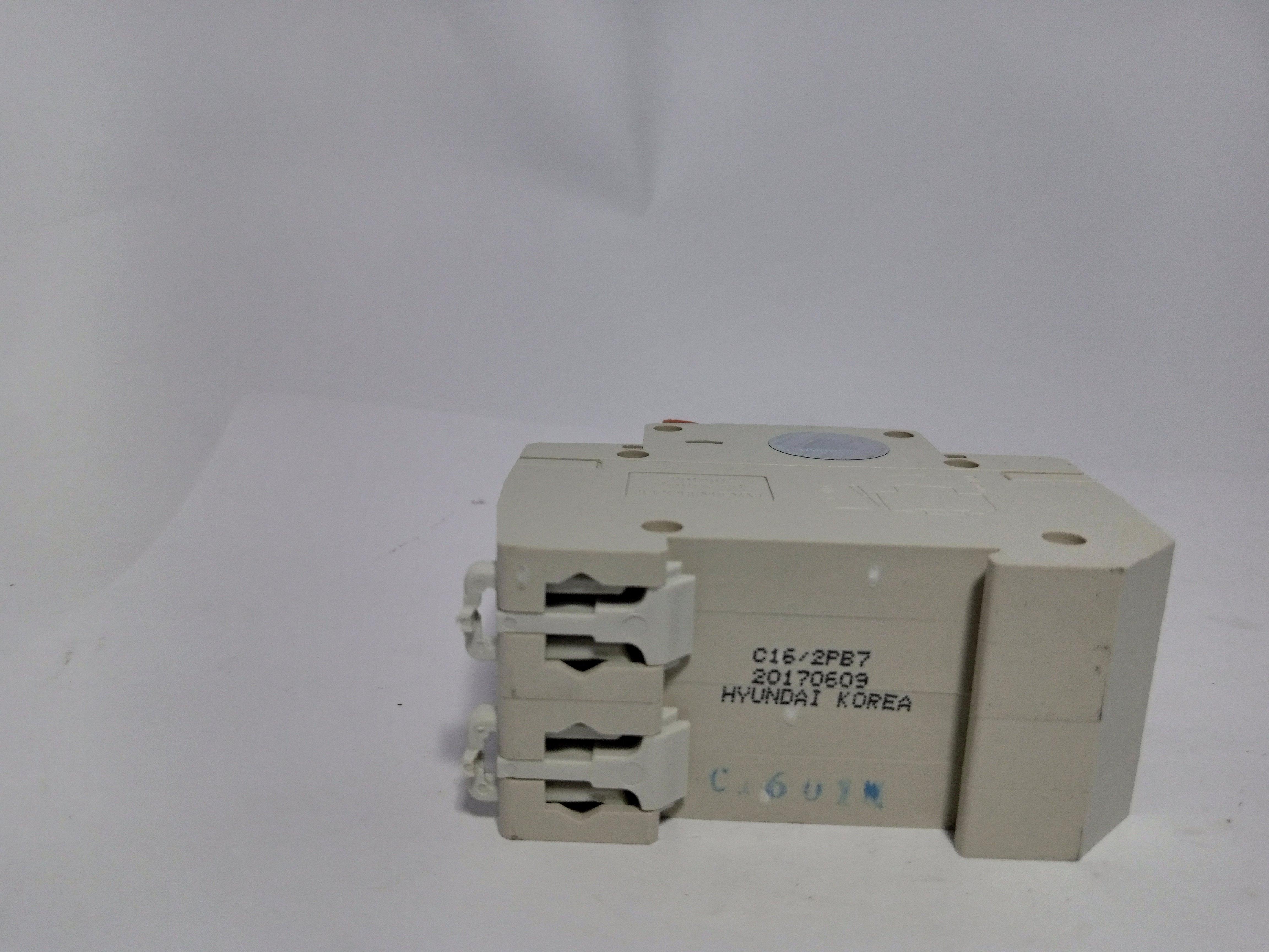 HYUNDAI Miniature Circuit Breaker 2Pole EN60898 415V (HIBD63) - 16A thumbnail 4