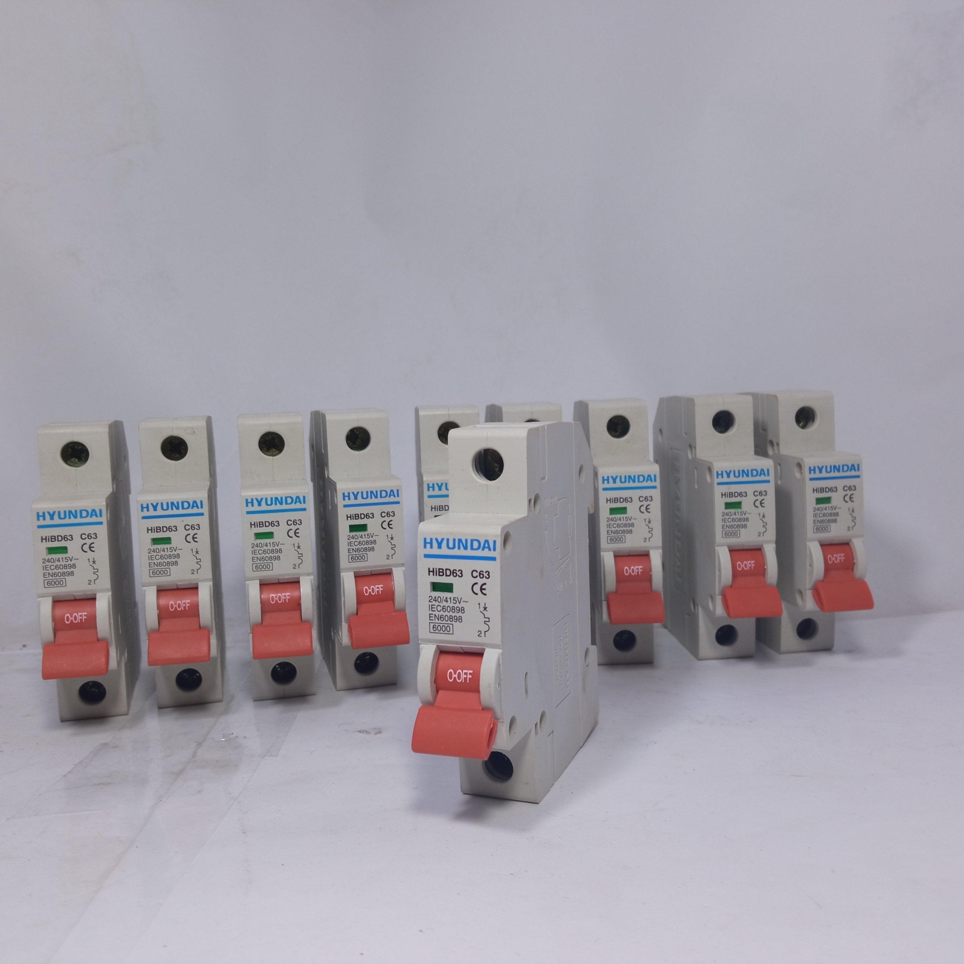 HYUNDAI Miniature Circuit Breaker EN60898 HIBD63 in Pakistan - 63A thumbnail 4