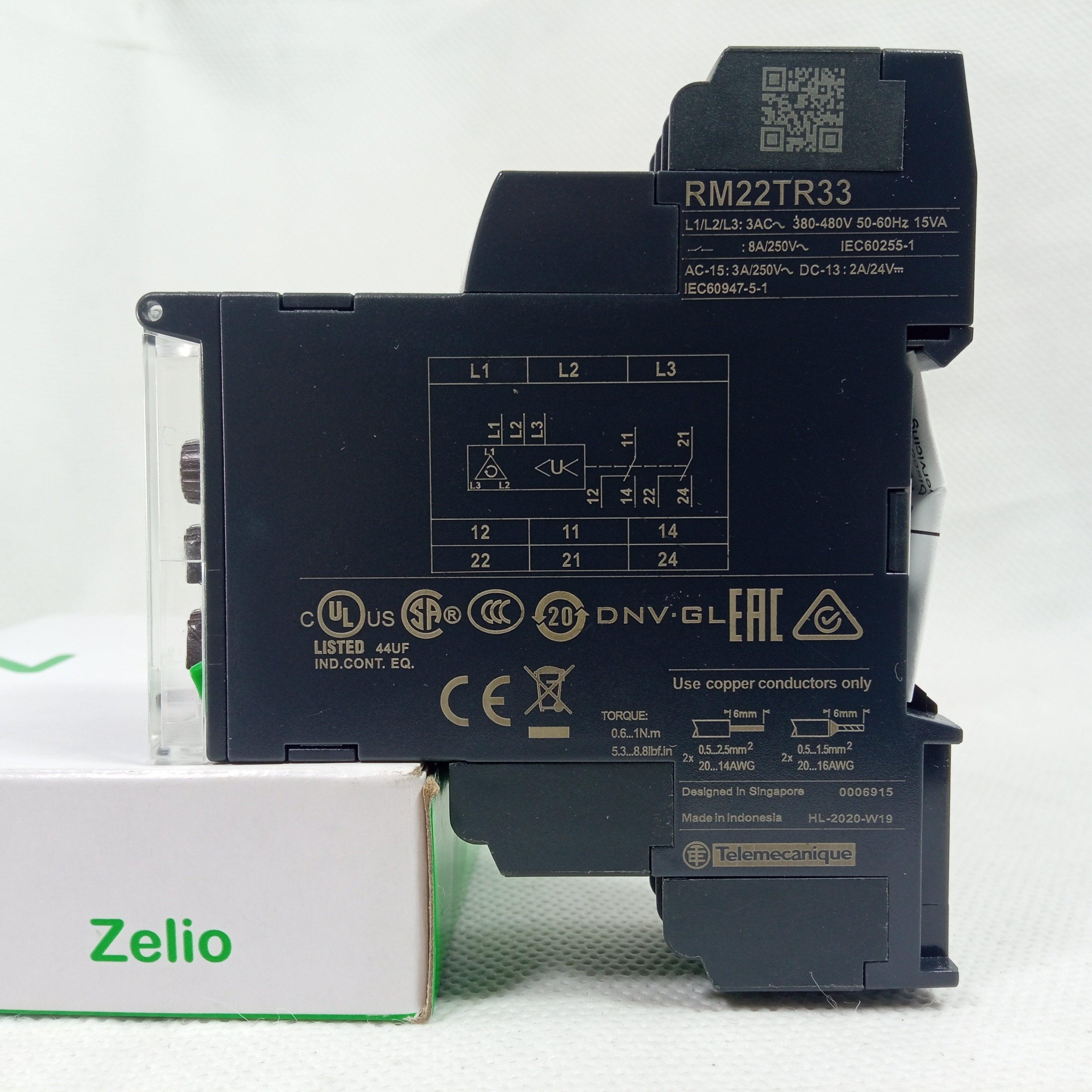 3 Phase Voltage Control Relay 3AC 380~480V Schneider RM22TR33 in Pakistan thumbnail 6