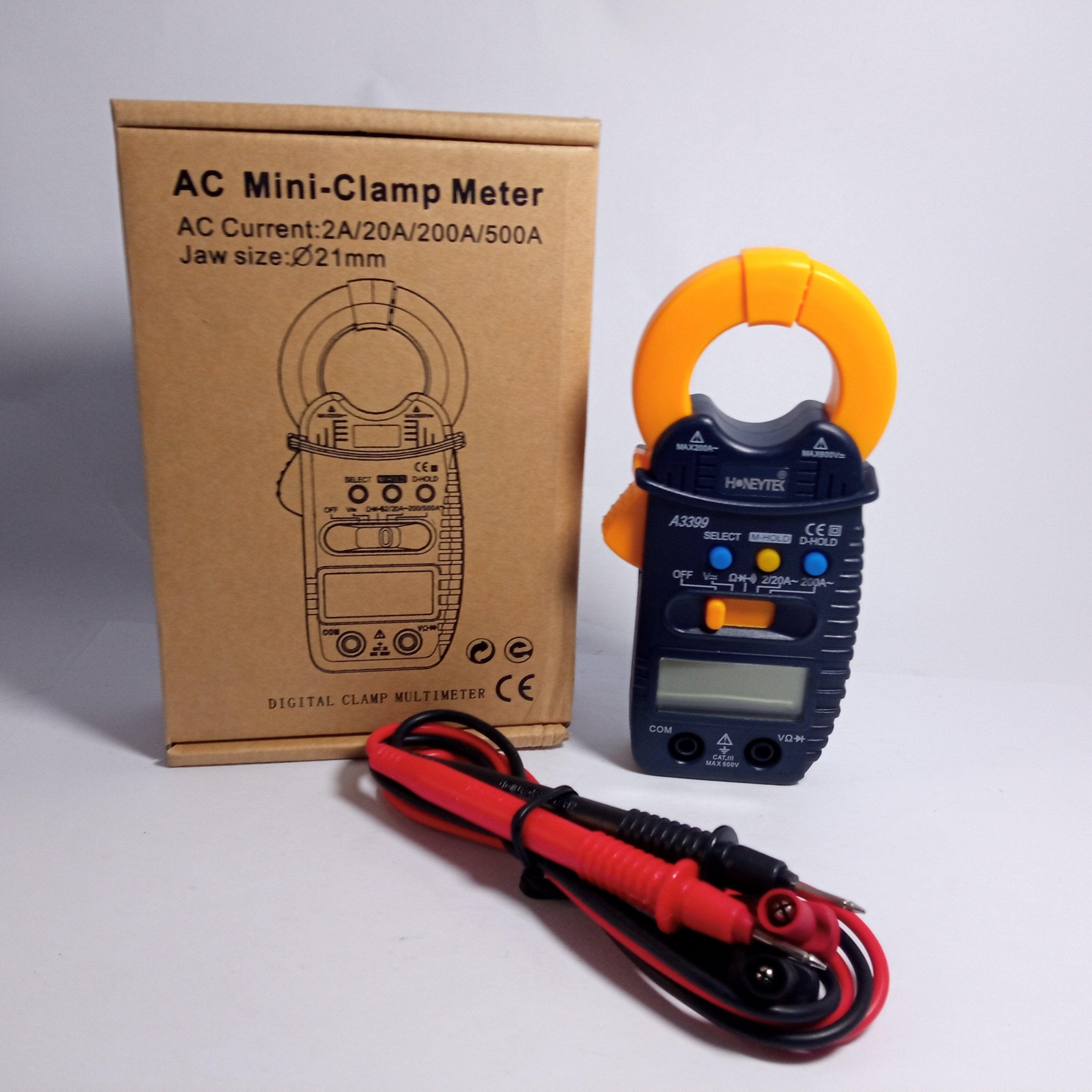 HONEYTEK Mini Digital Clamp A3399 Multimeter in Pakistan