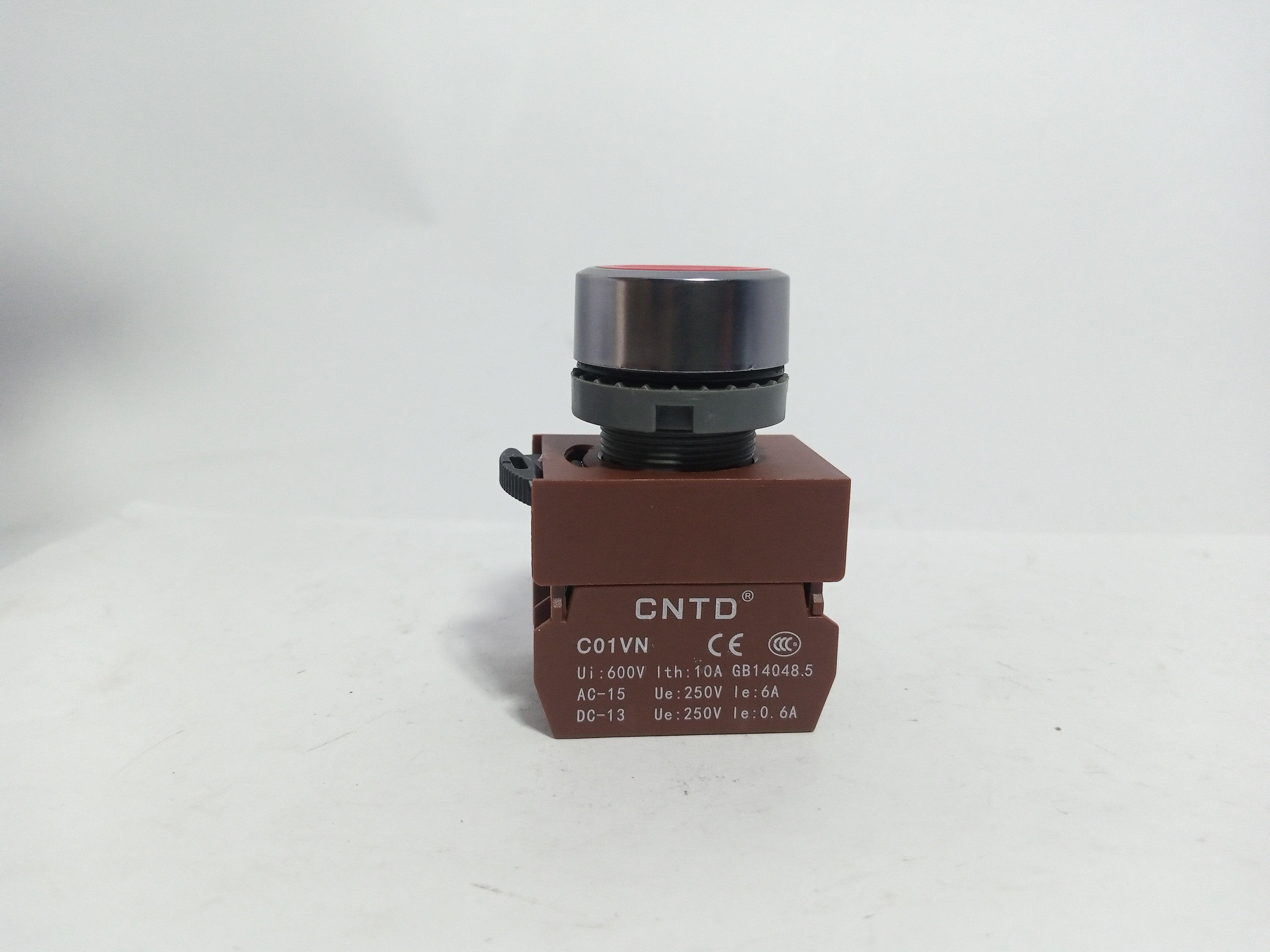 CNTD C01VN Flat Head Button Switch Power in Pakistan - CNTD C01VN / Red thumbnail 4