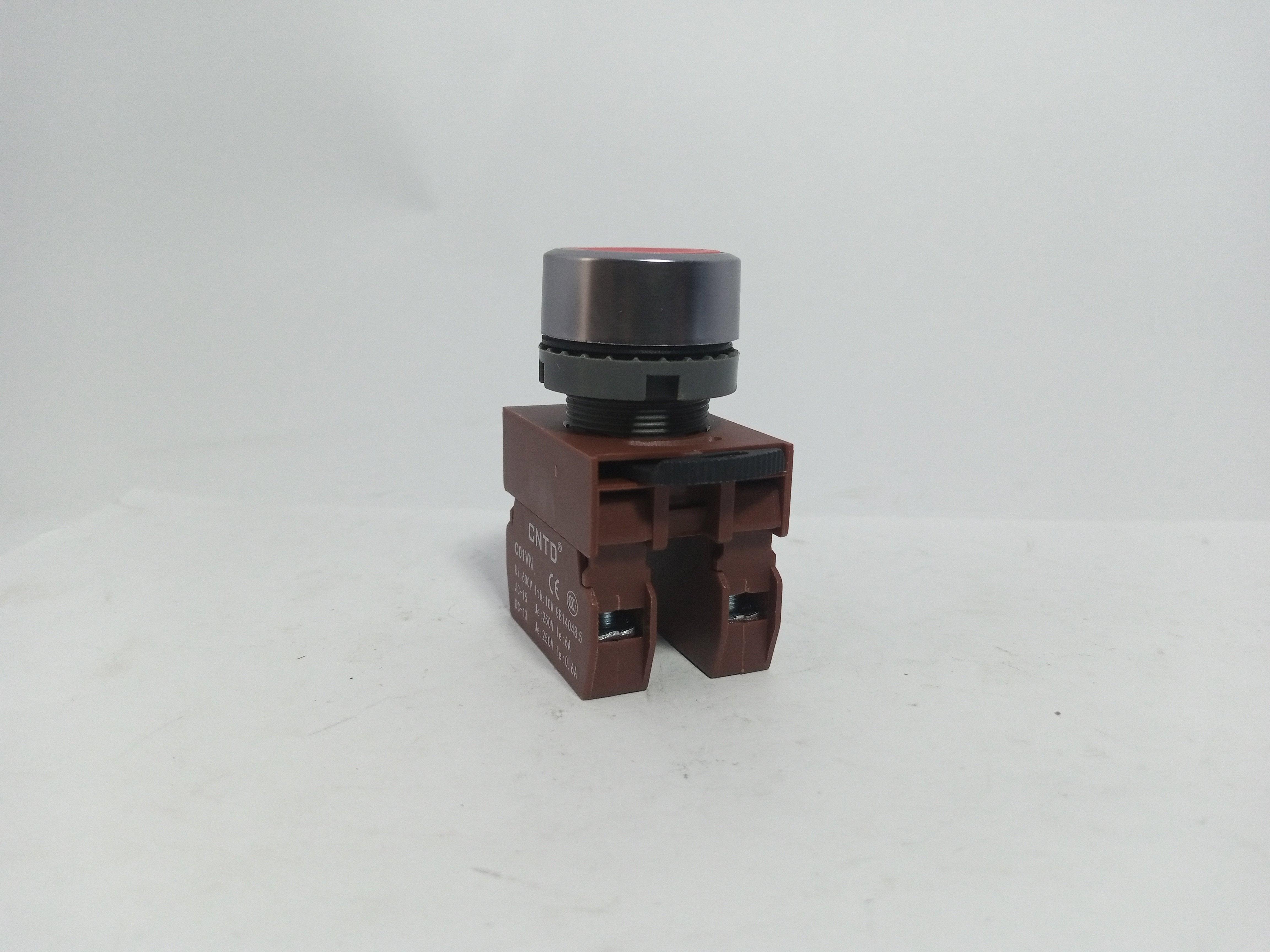 CNTD C01VN Flat Head Button Switch Power in Pakistan - CNTD C10VN / Green thumbnail 2