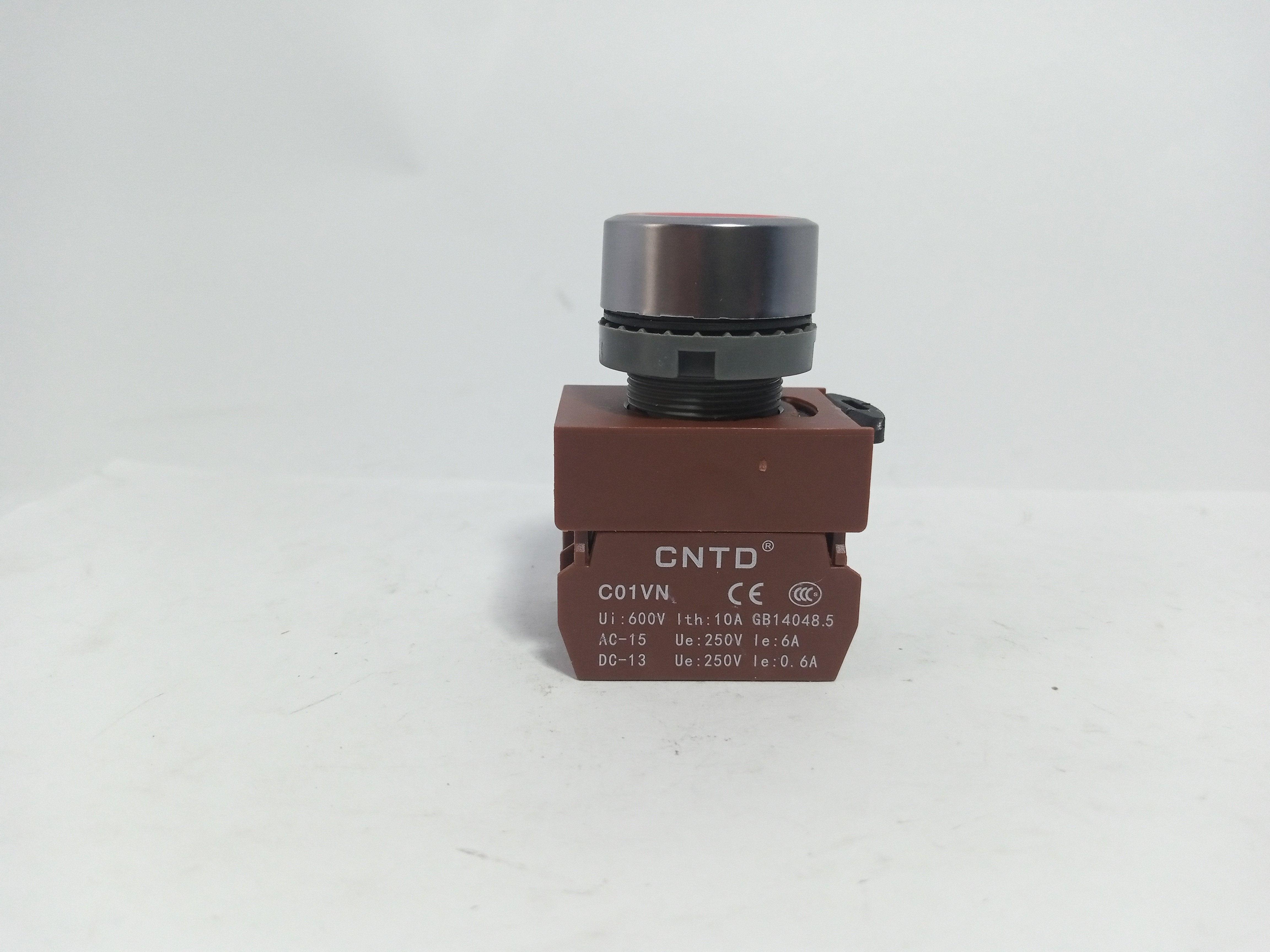 CNTD C01VN Flat Head Button Switch Power in Pakistan - CNTD C10VN / Green thumbnail 3
