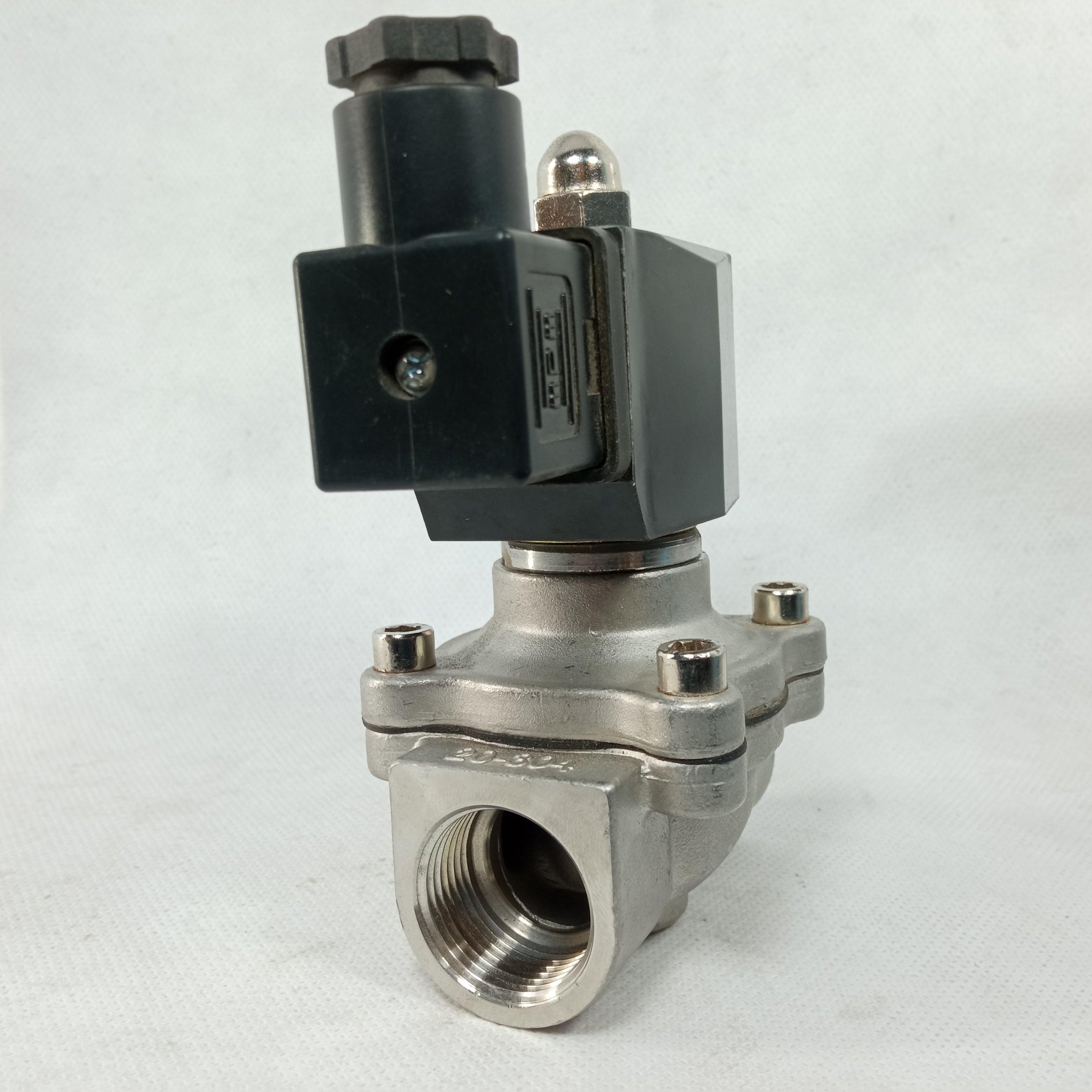 Solenoid Valve SS AC220V in Pakistan - 1/2 inch thumbnail 3