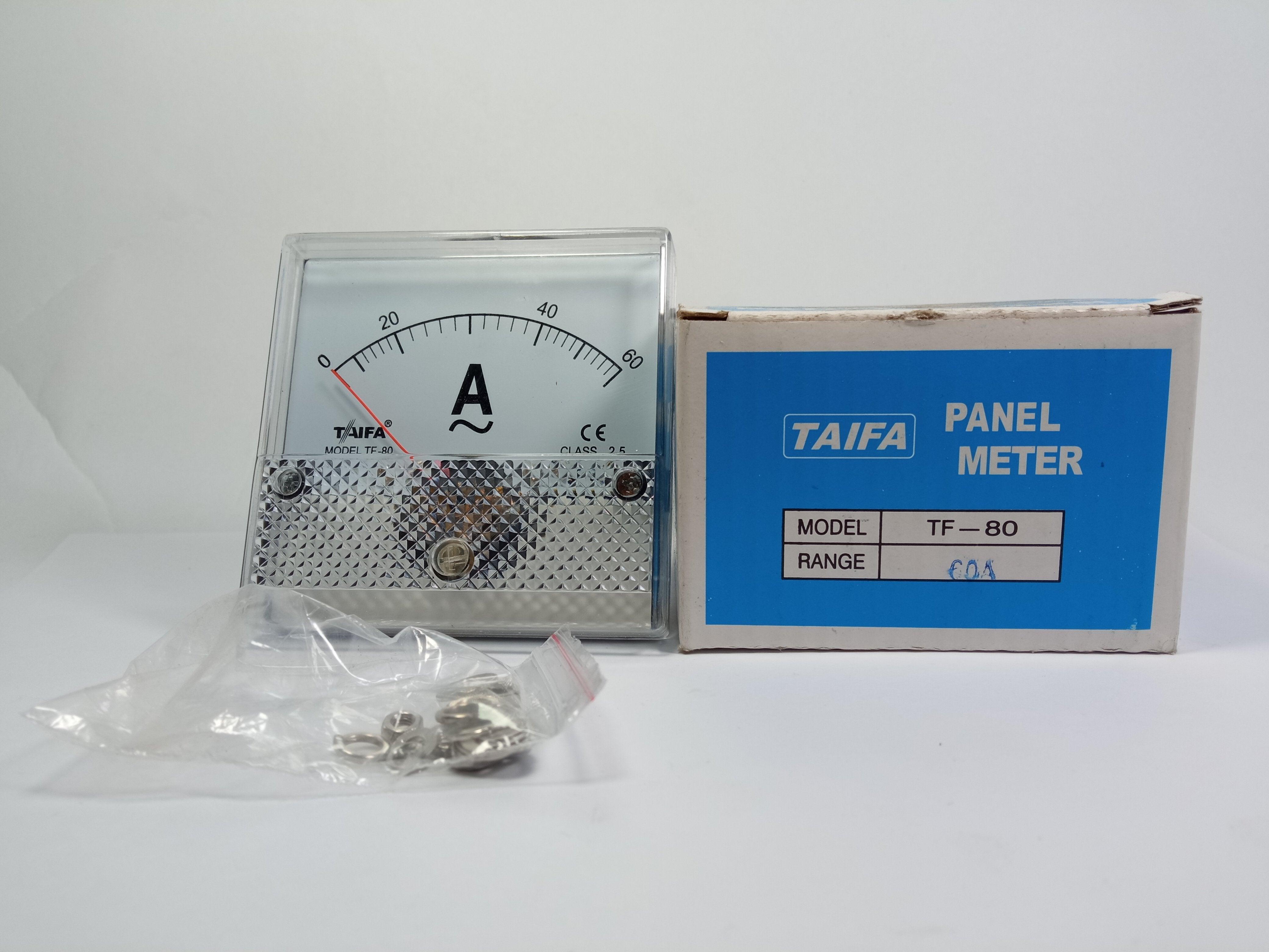 TAIFA TF-80 Panel Meter 80 x 80 Range 60A
