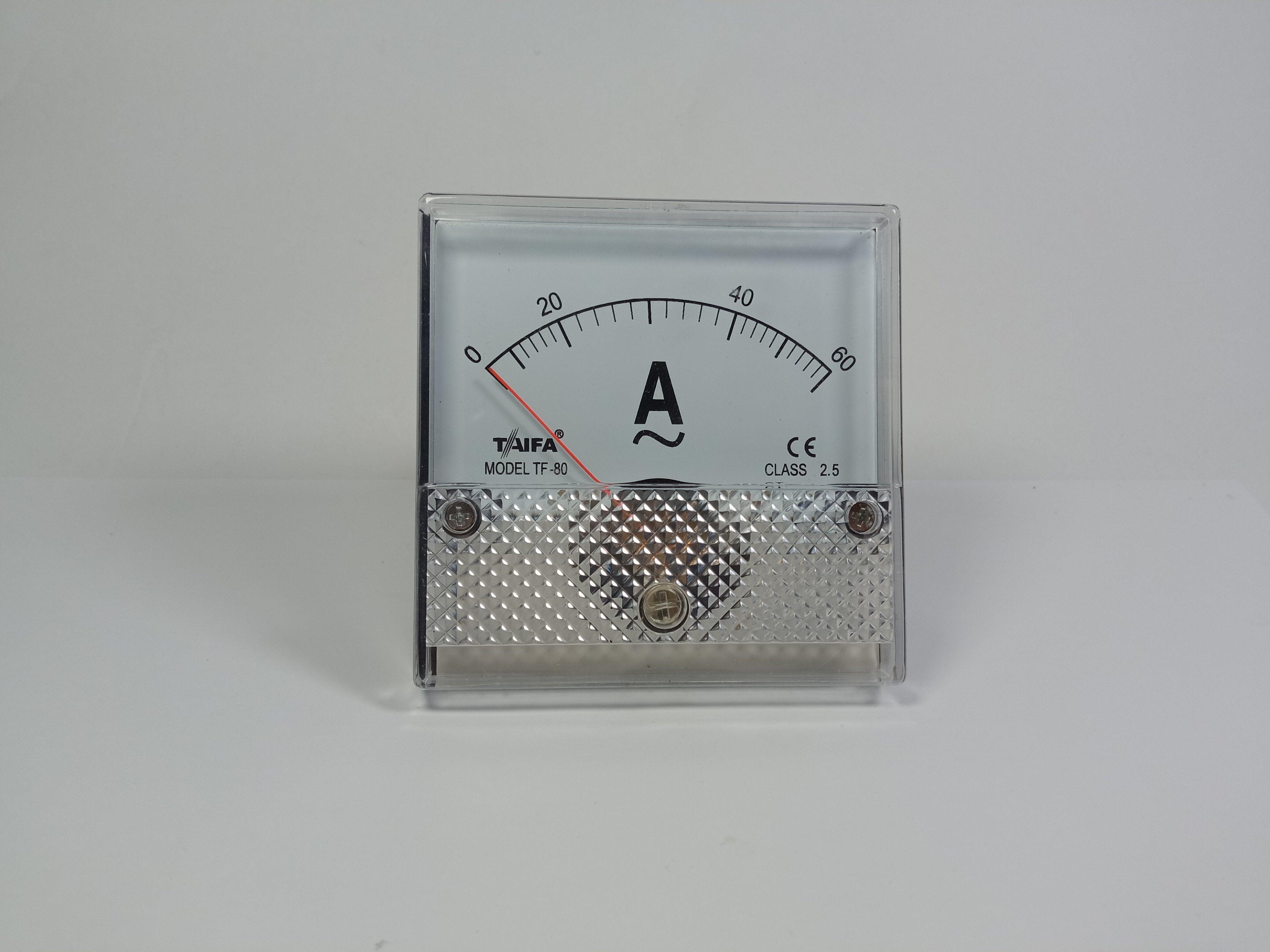 TAIFA TF-80 Panel Meter 80 x 80 Range 60A thumbnail 2