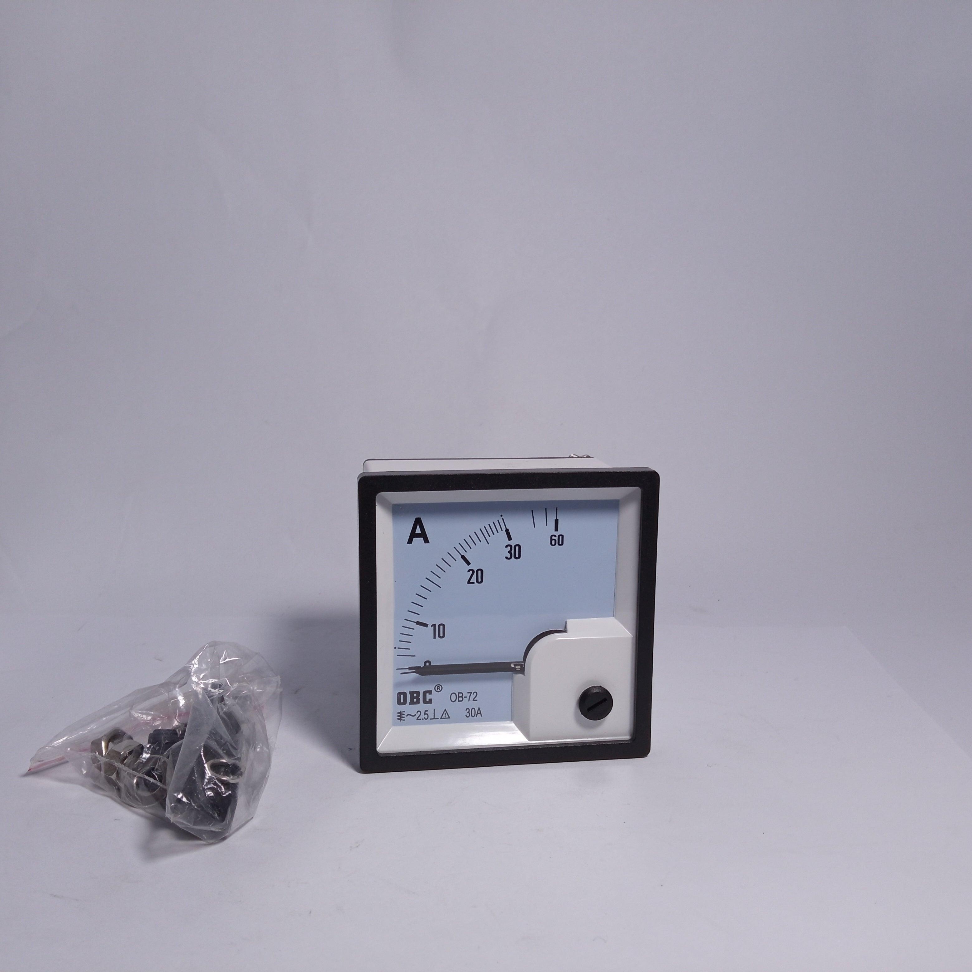 OBC OB-72 Panel Meter 72 x 72 Range 30A thumbnail 4