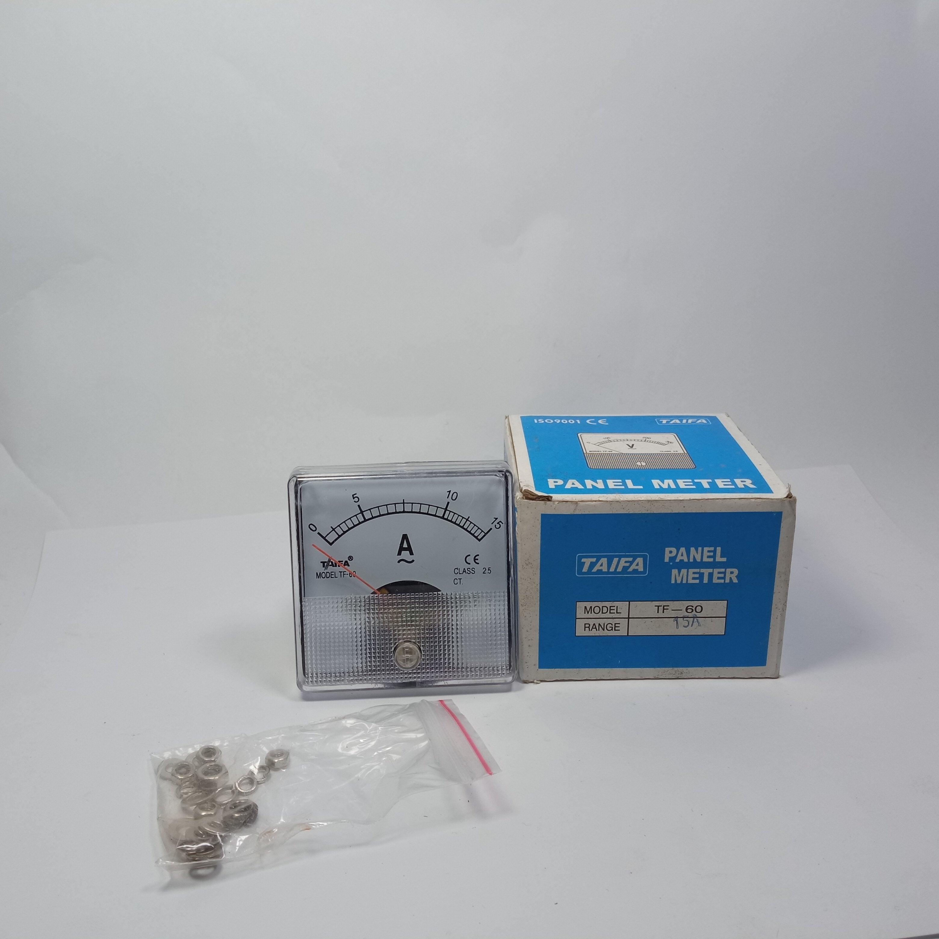 TAIFA TF-60 15A Panel Meter, Ampere Meter thumbnail 2
