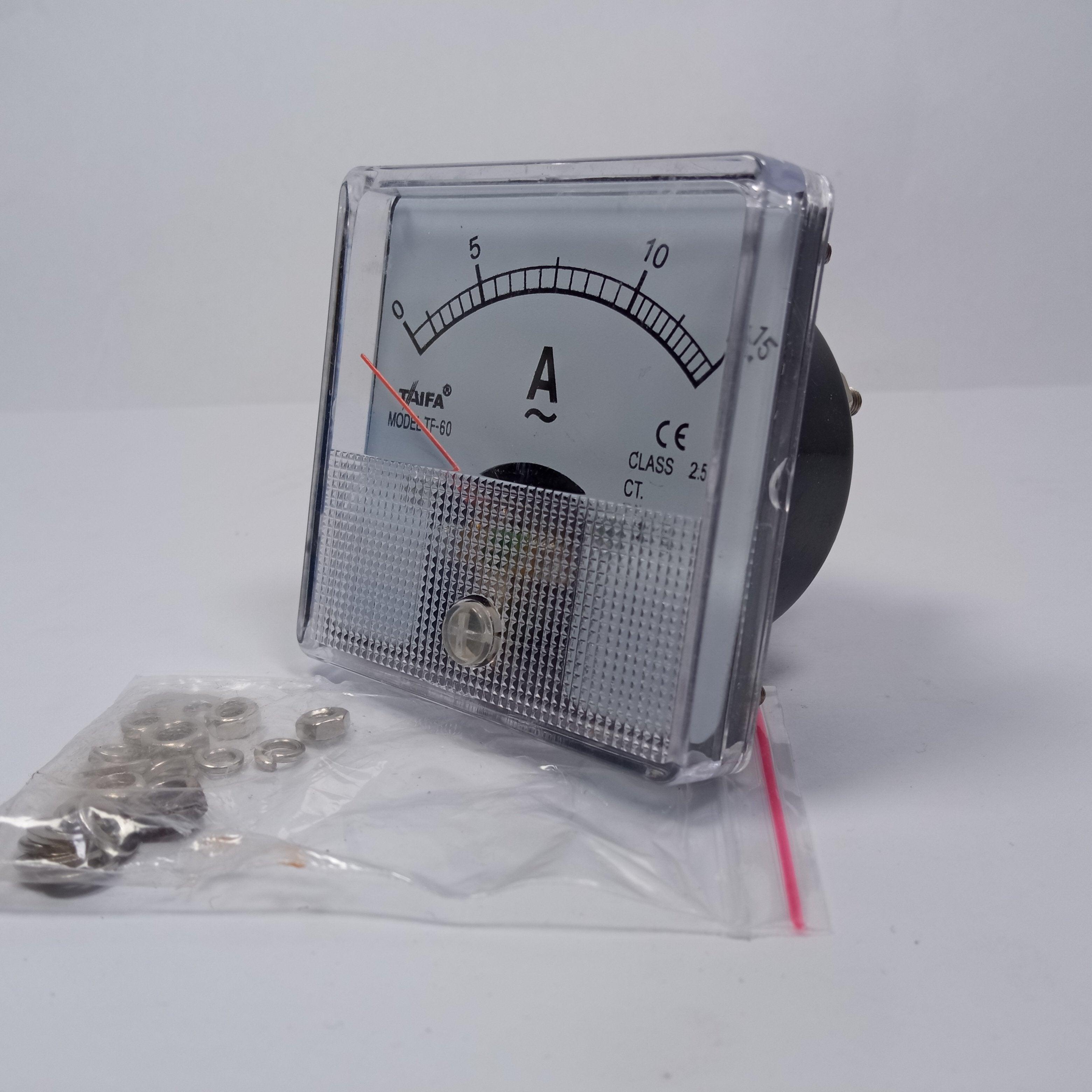 TAIFA TF-60 15A Panel Meter, Ampere Meter thumbnail 3