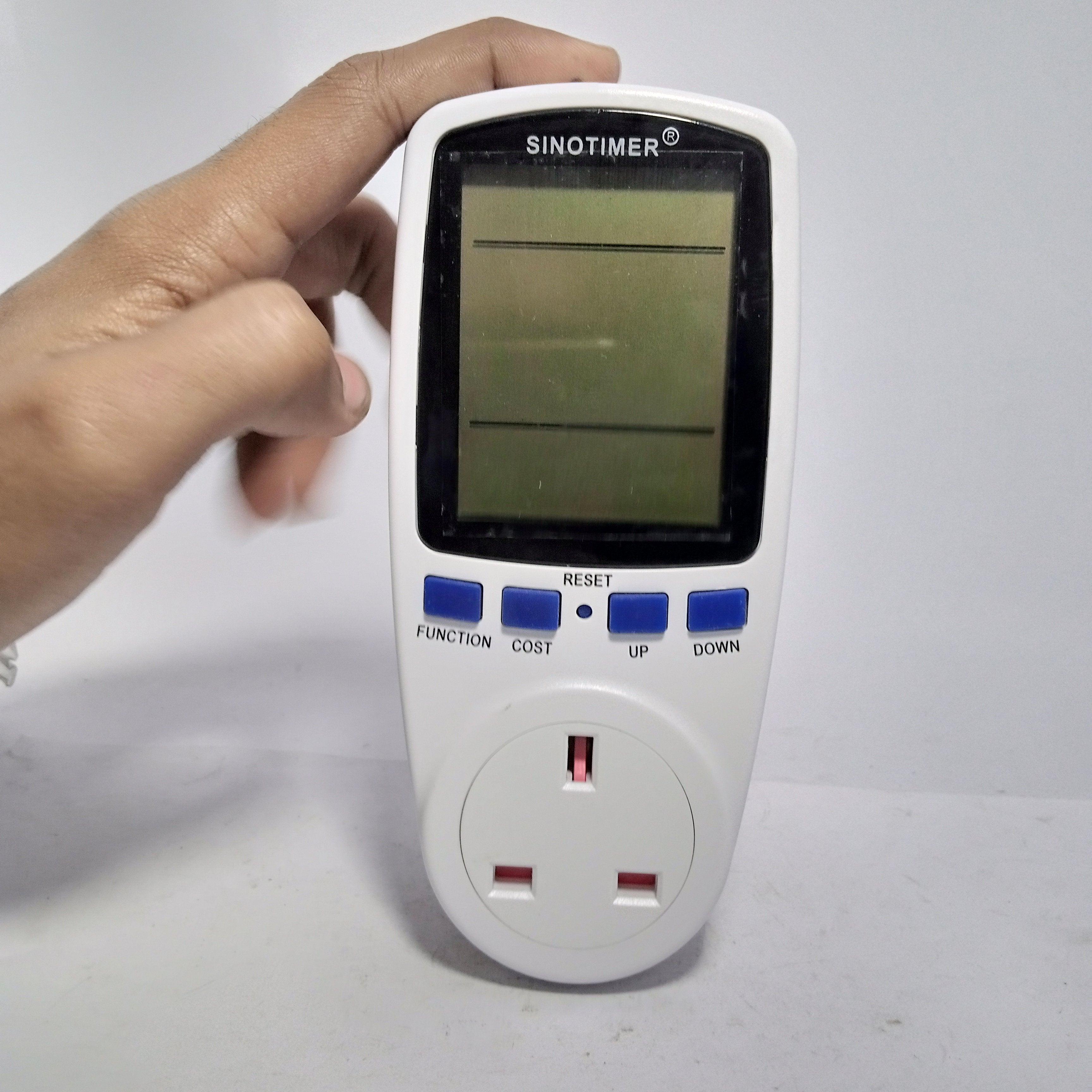 SINOTIMER Plug Socket Voltage Wattmeter AC Electricity Analyzer Monitor