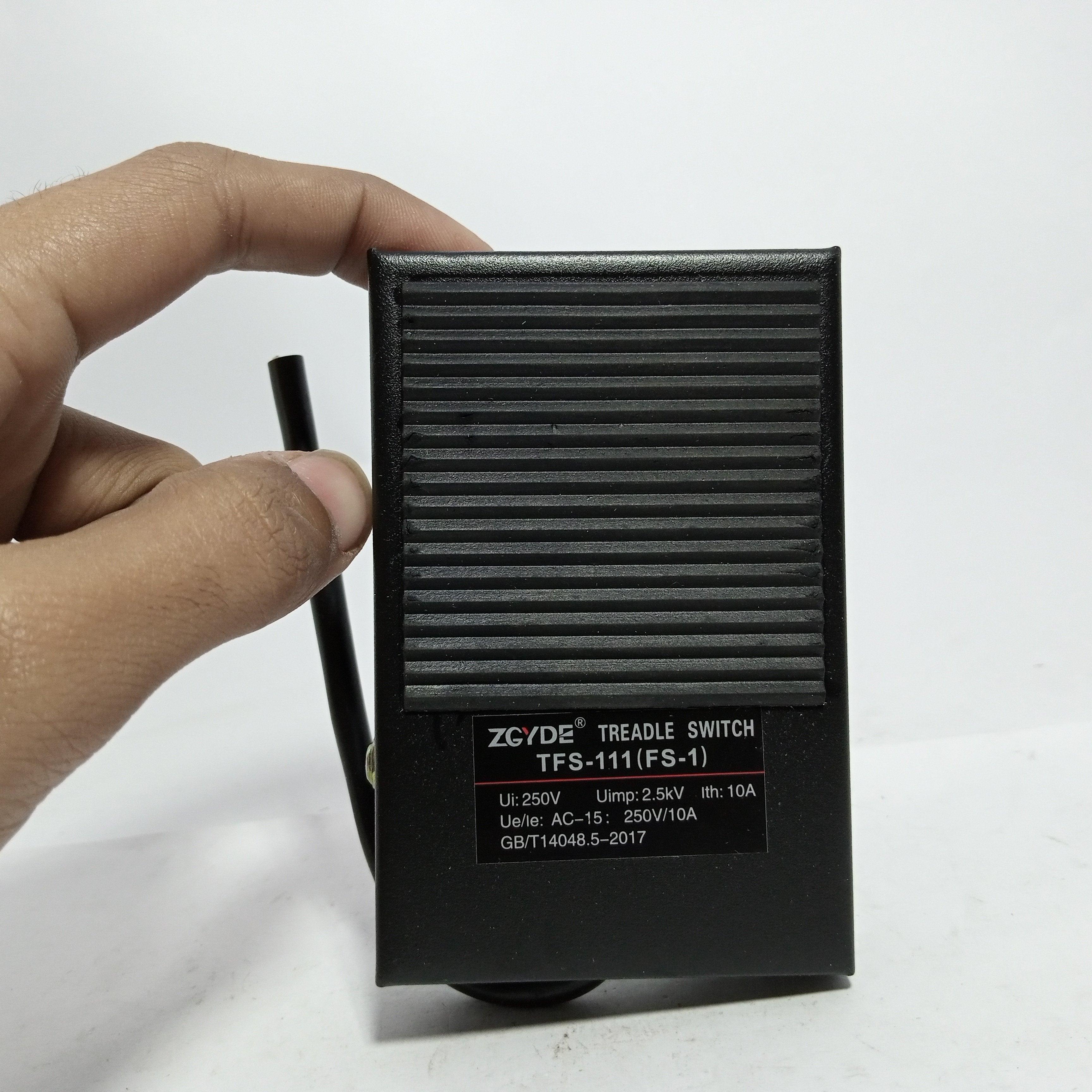 Foot Pedal Switch TFS-111 TFS-1 250V-10A Iron Cover in Pakistan