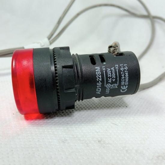 Buzzer with Red LED Light AD16-22SM ACDC220V 22mm Diameter in Pakistan - 12v thumbnail 2