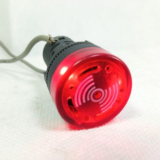 Buzzer with Red LED Light AD16-22SM ACDC220V 22mm Diameter in Pakistan - 24v