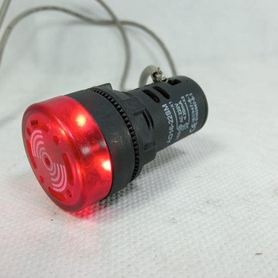 Buzzer with Red LED Light AD16-22SM ACDC220V 22mm Diameter in Pakistan - 110v thumbnail 3