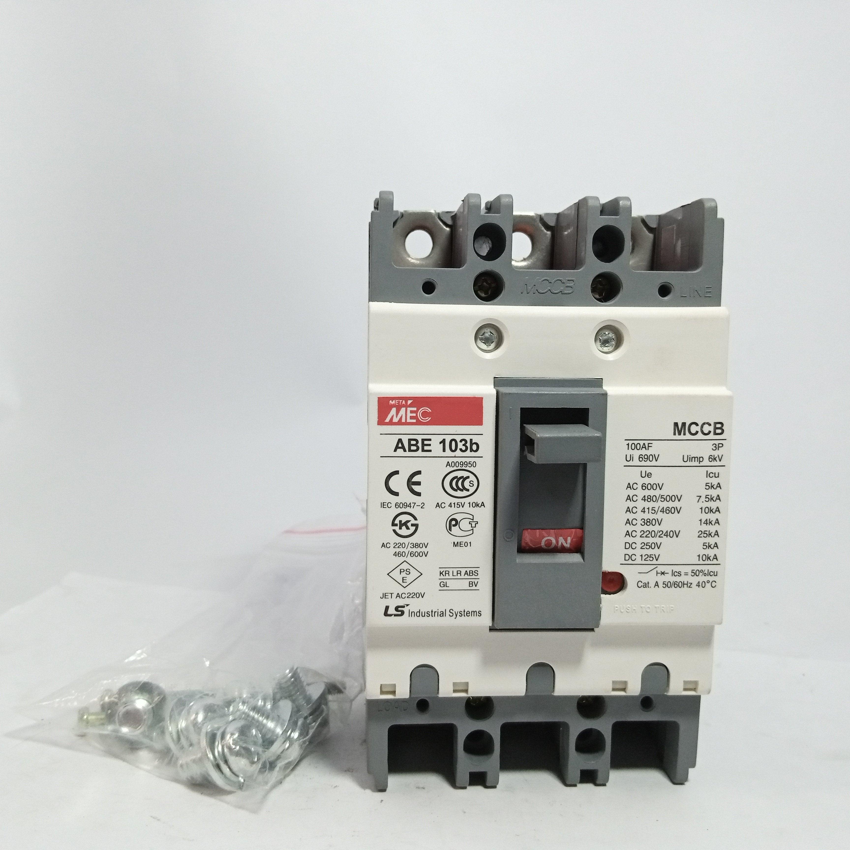 ABE103b original ABE Molded case  Circuit Breaker MCCB in Pakistan - 100A