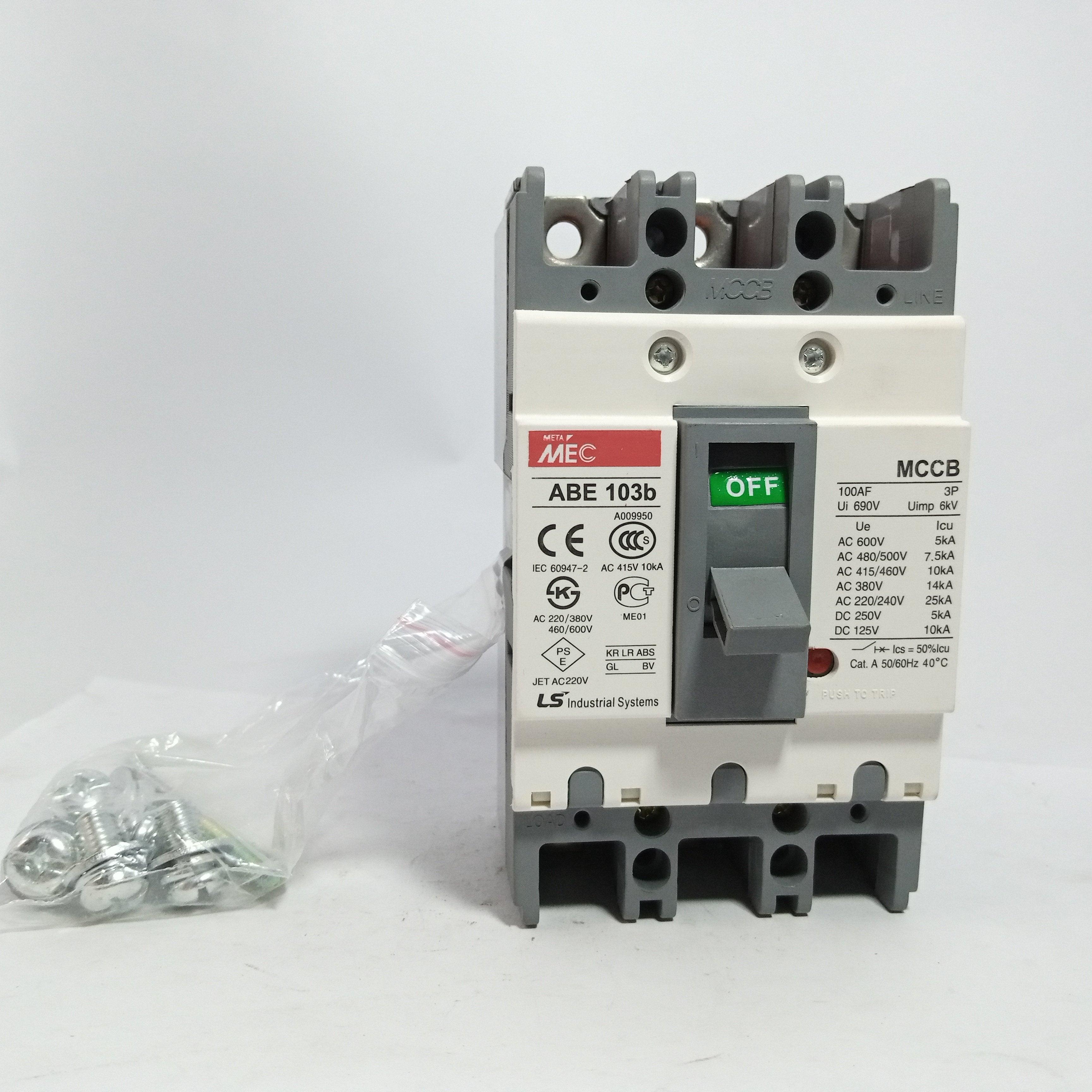 ABE103b original ABE Molded case  Circuit Breaker MCCB in Pakistan - 100A thumbnail 2