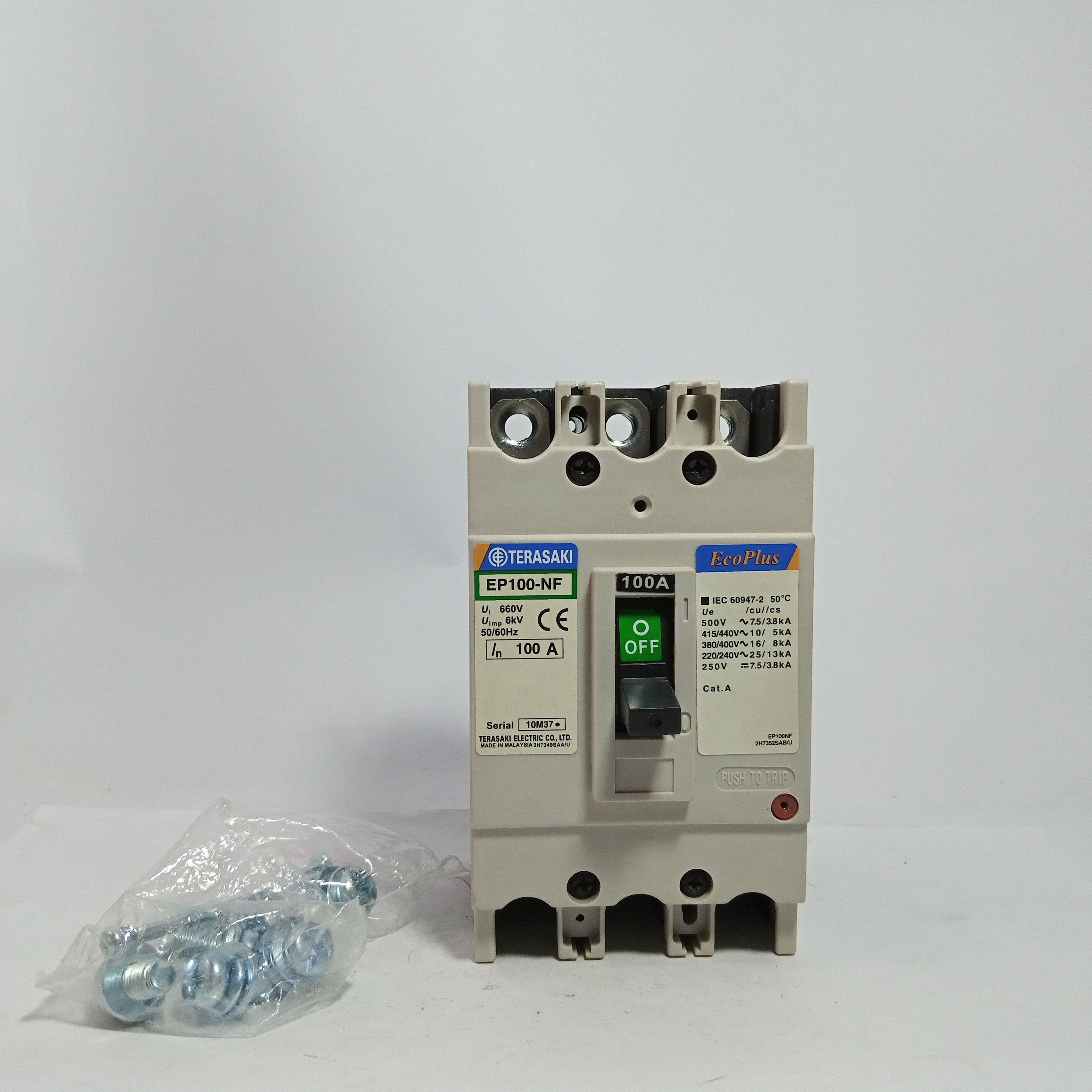 Moulded Case Circuit Breaker Ep100 NF MCCB Terasaki used  in Pakistan - 60A thumbnail 2