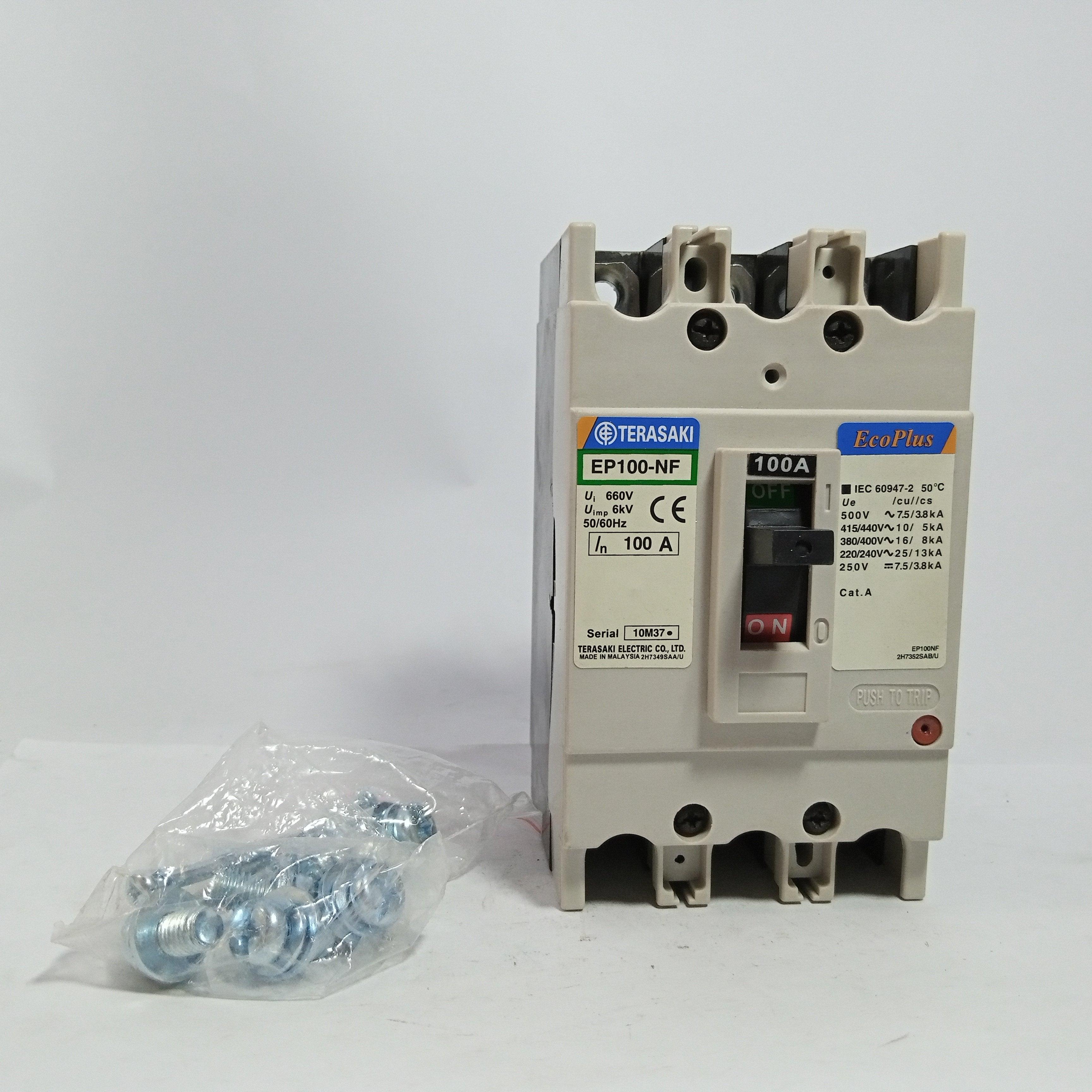 Moulded Case Circuit Breaker Ep100 NF MCCB Terasaki used  in Pakistan - 60A thumbnail 3