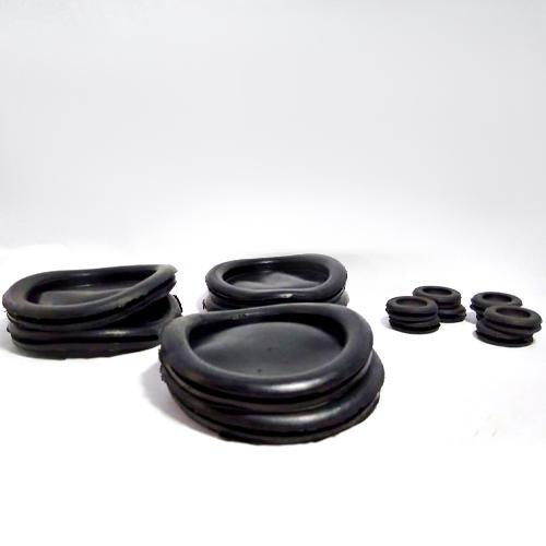 Black Rubber Plug Hole Socket Hardware Tool for Valve Pump Water Hose (12 Pcs) - 12mm thumbnail 2