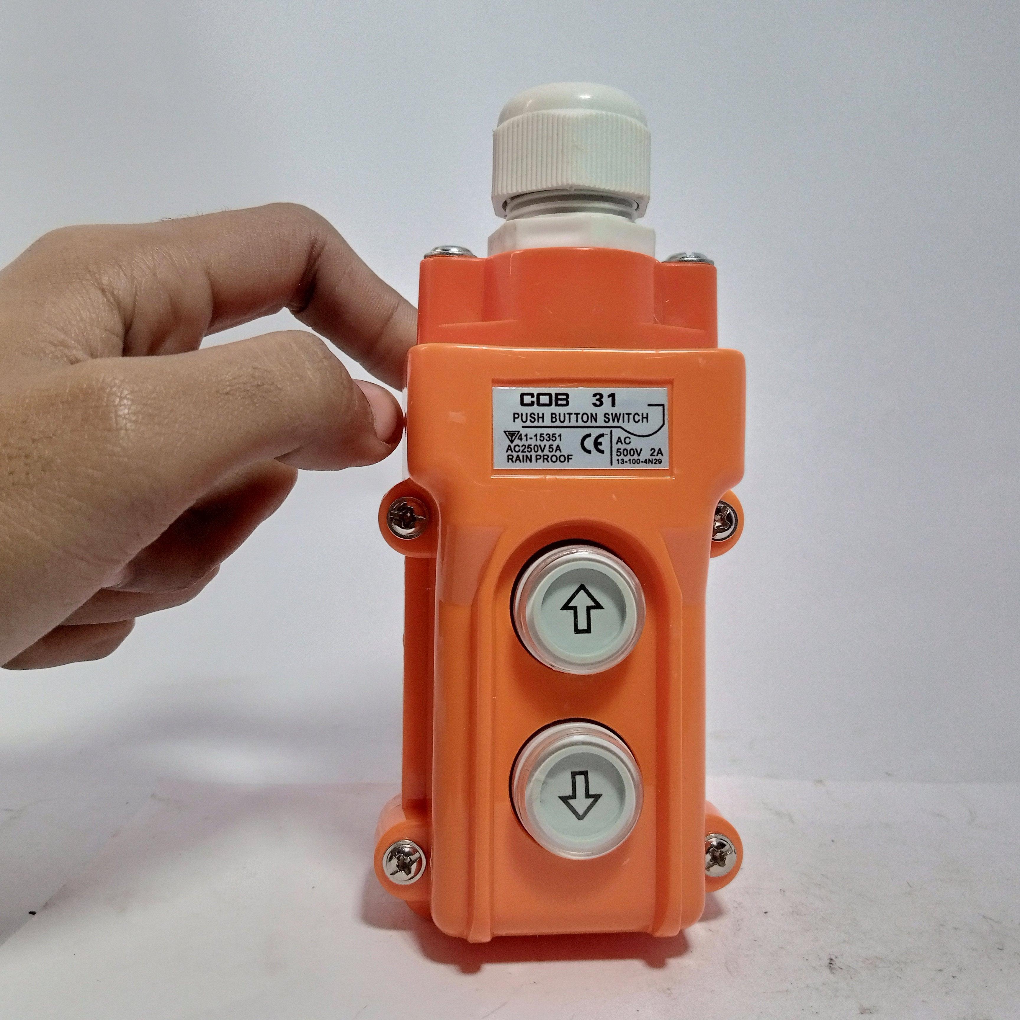 COB-31 Up down Lifting Crane Push Button Switch, waterproof in Pakistan thumbnail 2