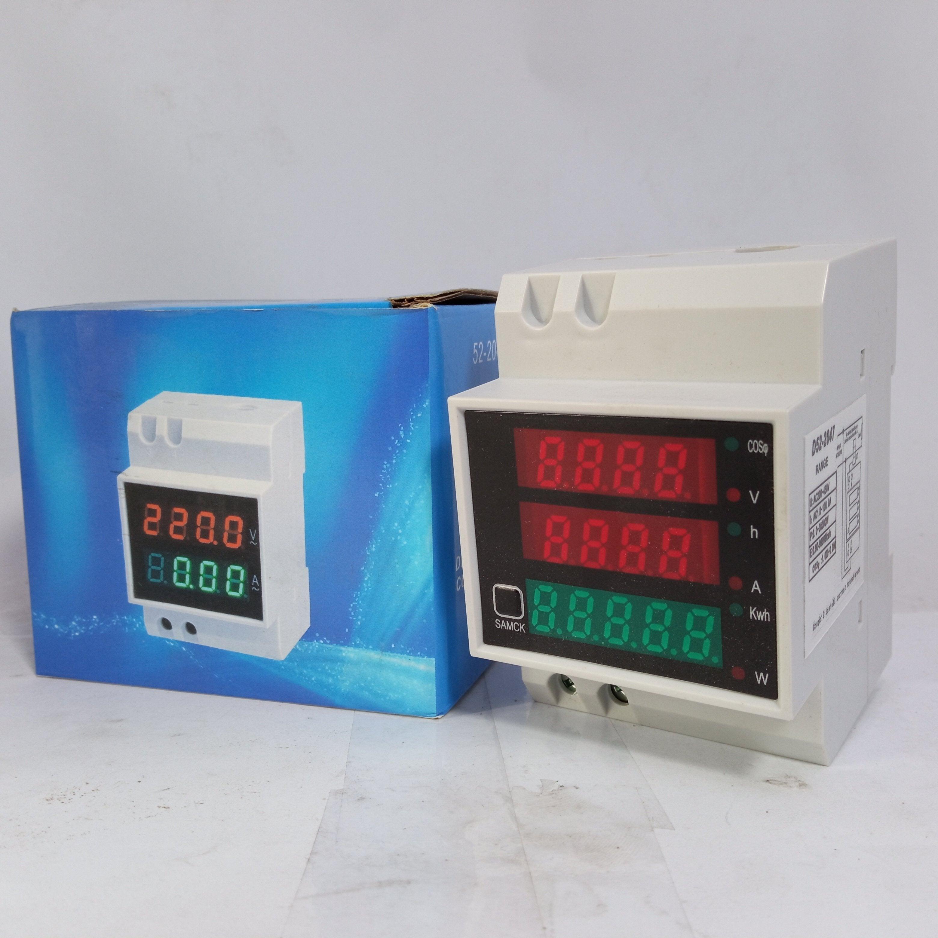 D52-2047 Current Voltage Power Energy Meter Digital Voltmeter AC 200-450V thumbnail 2