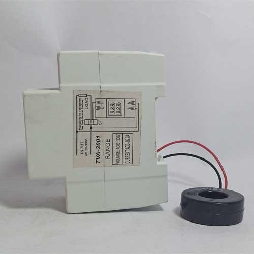 TVA-2001 DIN-RAIL Dual Led Digital Voltmeter AC80-300V thumbnail 2