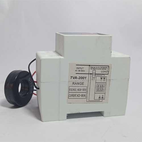 TVA-2001 DIN-RAIL Dual Led Digital Voltmeter AC80-300V thumbnail 3