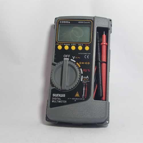 Digital Multimeter CD800a SUNWA China Made in Pakistan