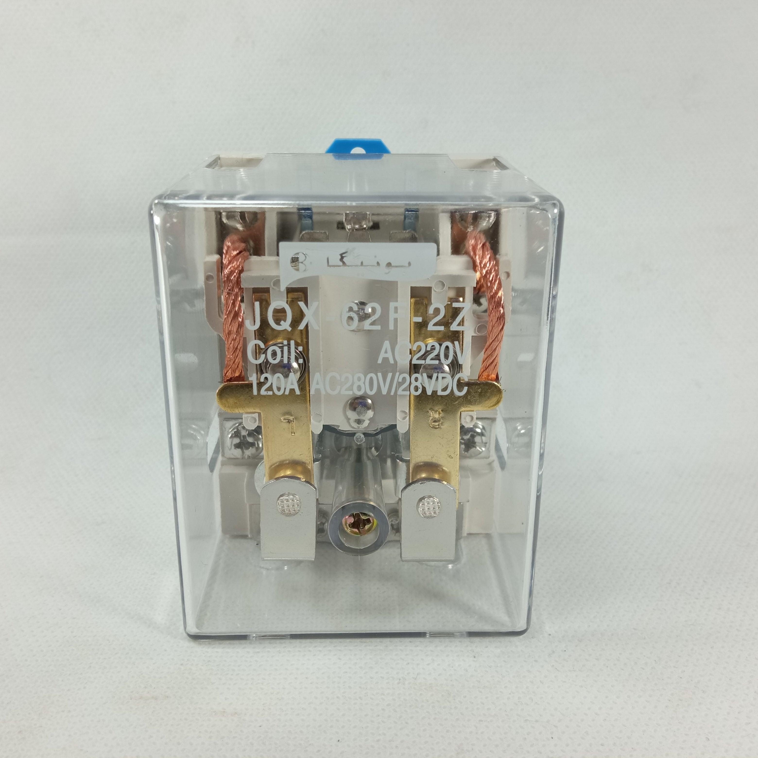 Boneega High Power Relay JQX-62FN 220VAC 120A in Pakistan thumbnail 6