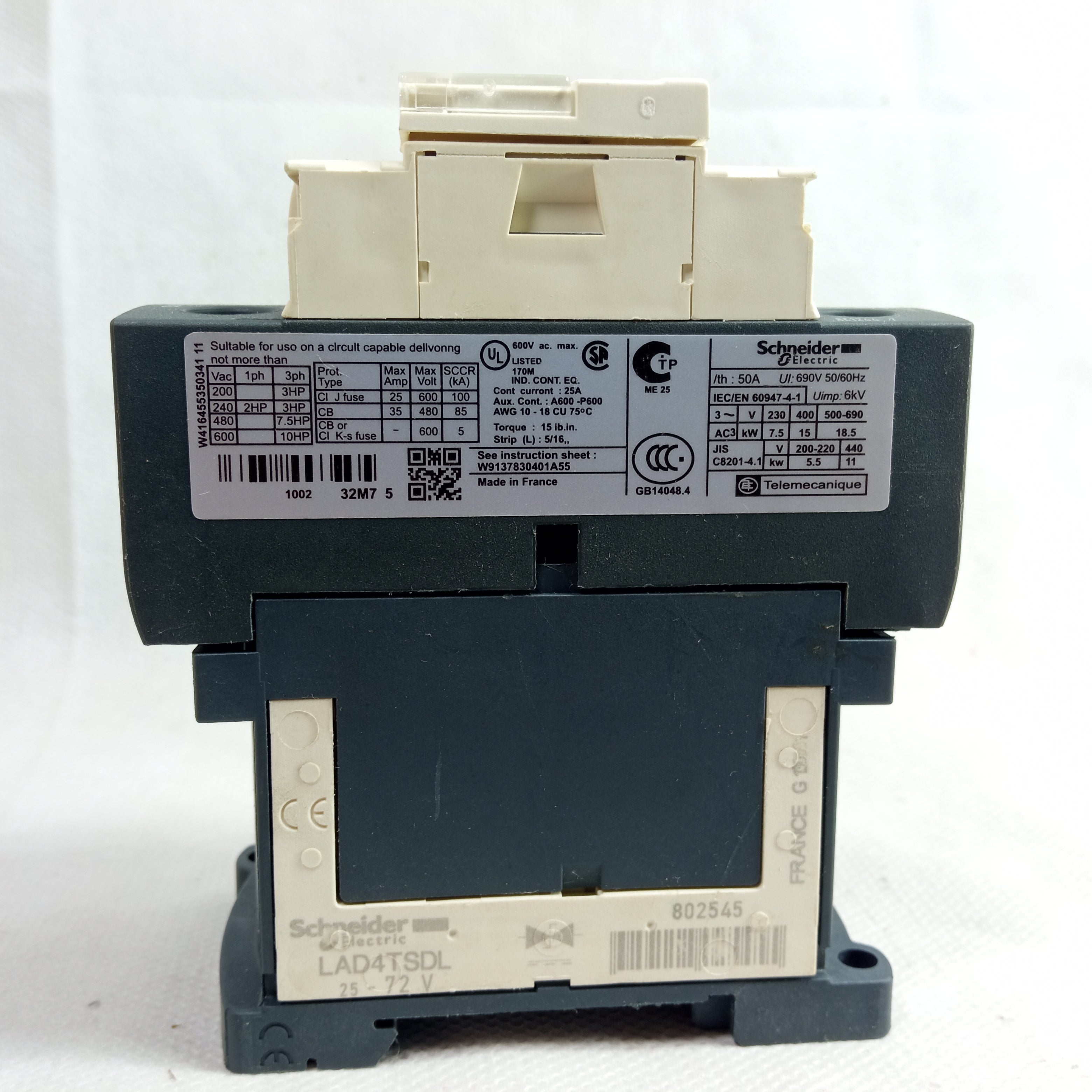 Schneider LC1D32 Power Contactor (Lot) in Pakistan thumbnail 6