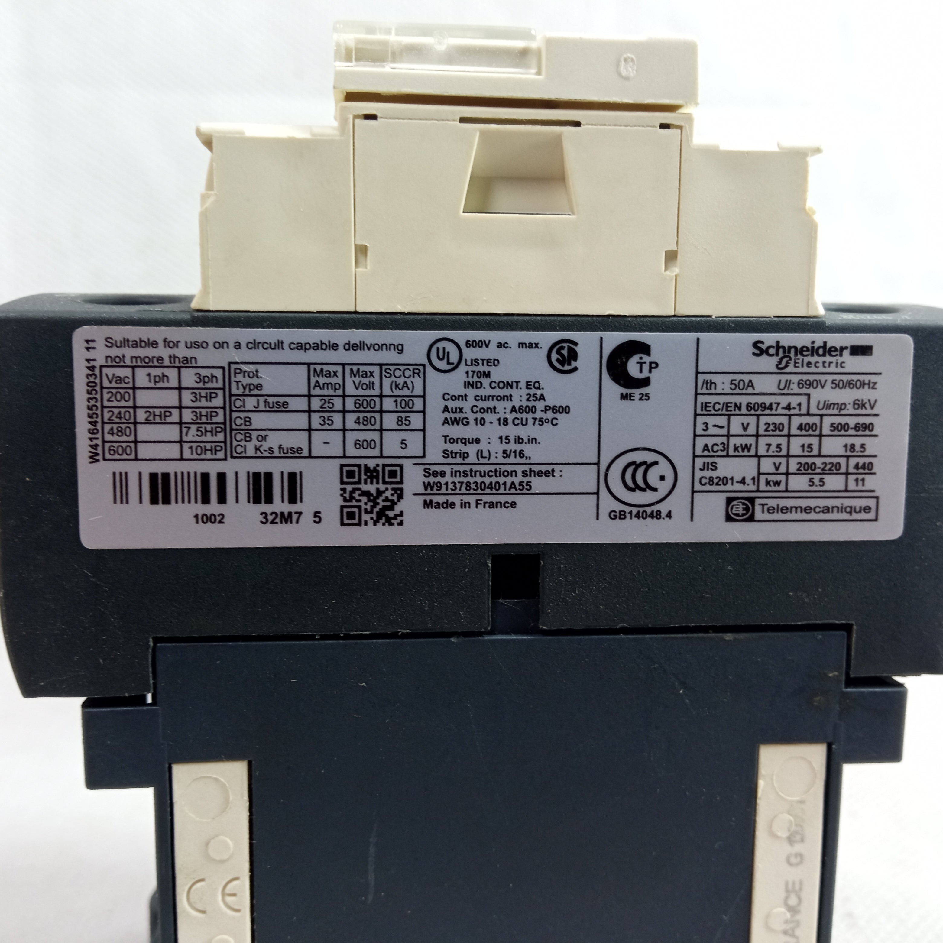 Schneider LC1D32 Power Contactor (Lot) in Pakistan thumbnail 7