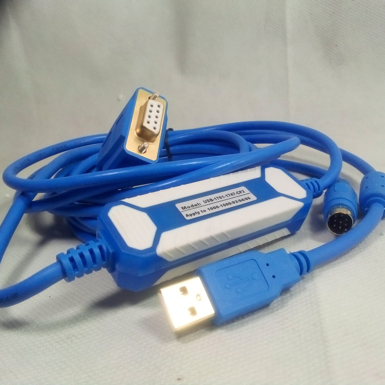 USB-1761-1747-cP3 Allen Bradley Programming Cable for AB MicroLogix 1000 Series