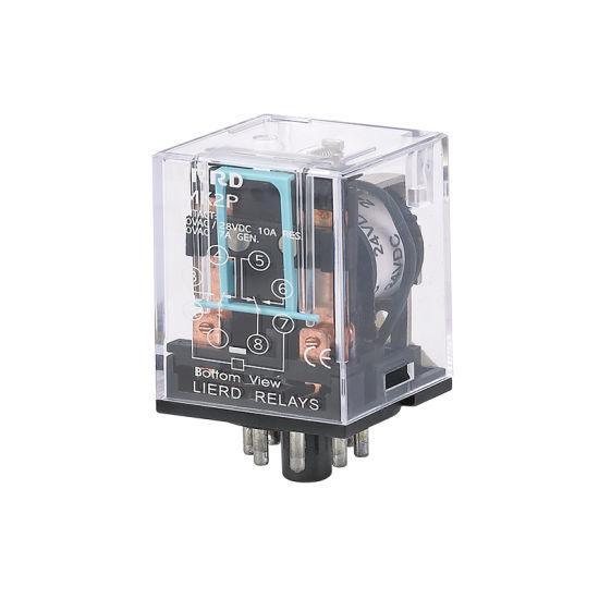LMk2p Electromagnetic Relay 10A 250VAC - 220VAC