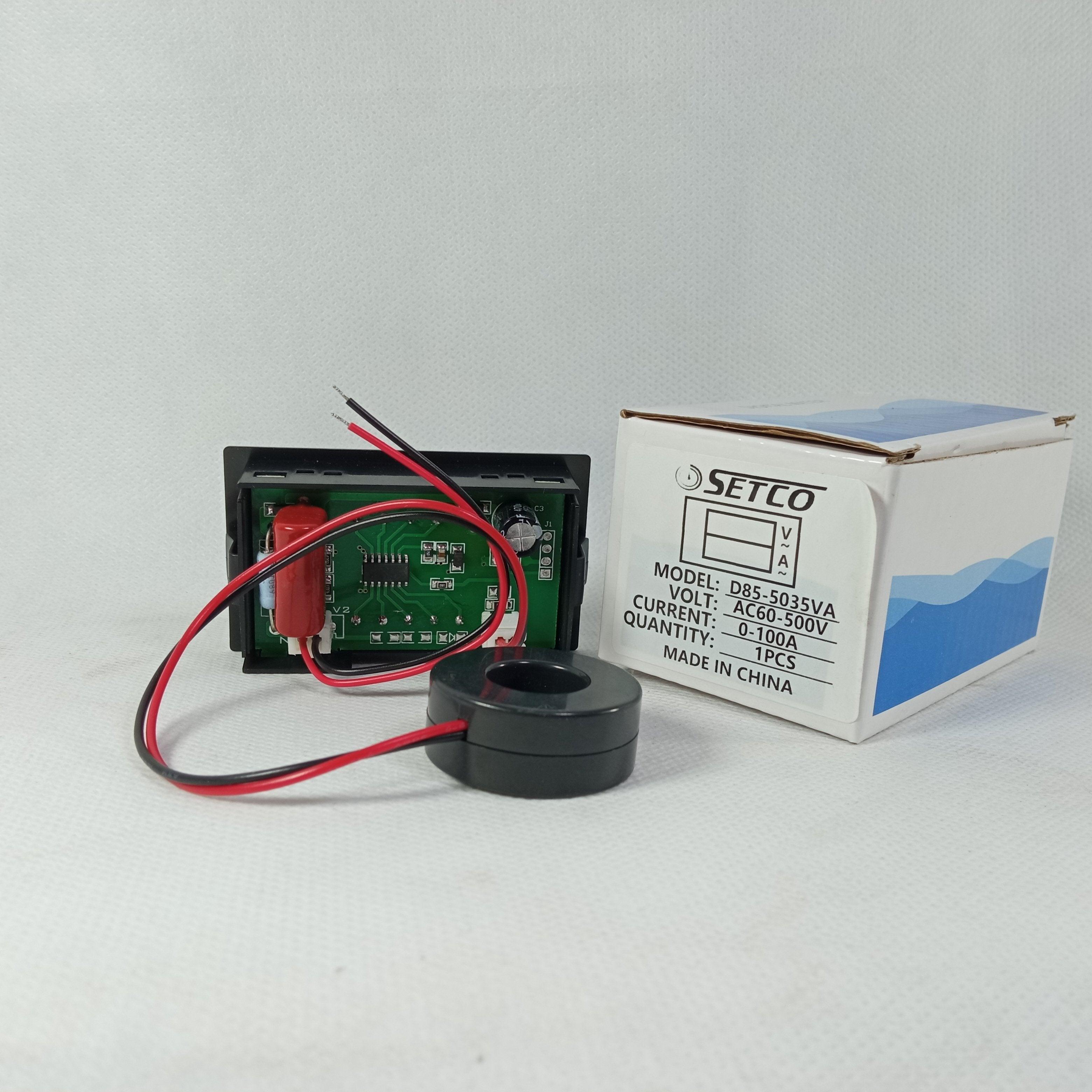 SETCO D85-5035 Digital AC Ammeter A+V 100A in Pakistan thumbnail 4