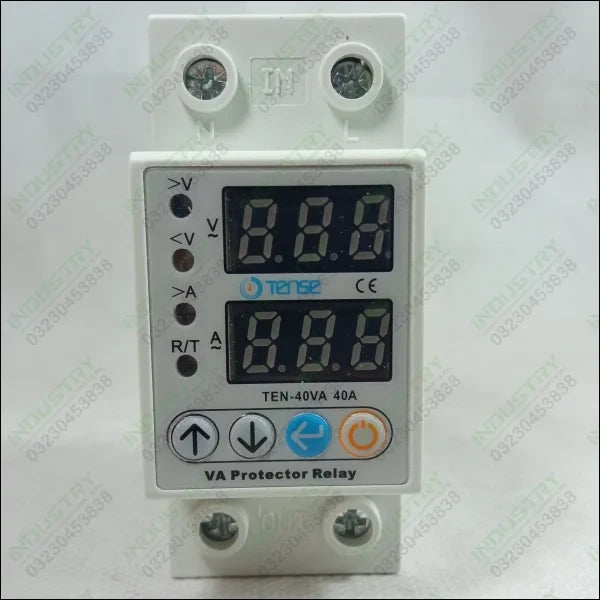 40A 220V Adjustable Over/Under Voltage and Current Protection Relay in Pakistan