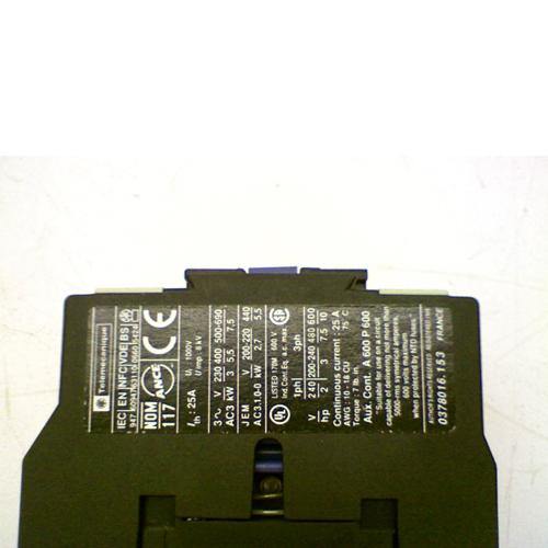 Telemecanique Lc1d1210m7 Contactor 220/240V (Lot Condition) thumbnail 2