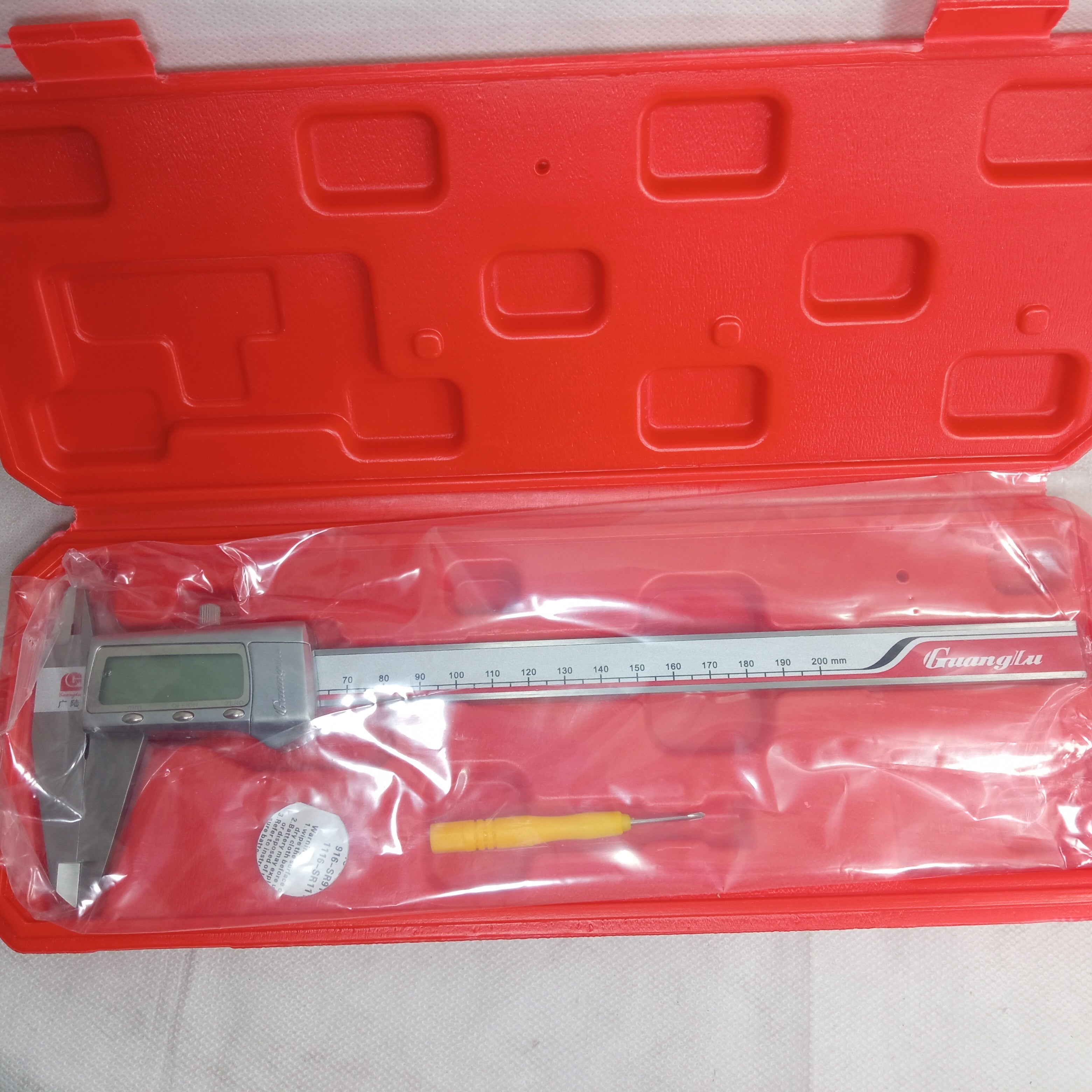 Stainless Steel Digital Vernier Caliper GUANGLU Digital Caliper Measuring Tool in Pakistan - 6 Inch 150mm thumbnail 8