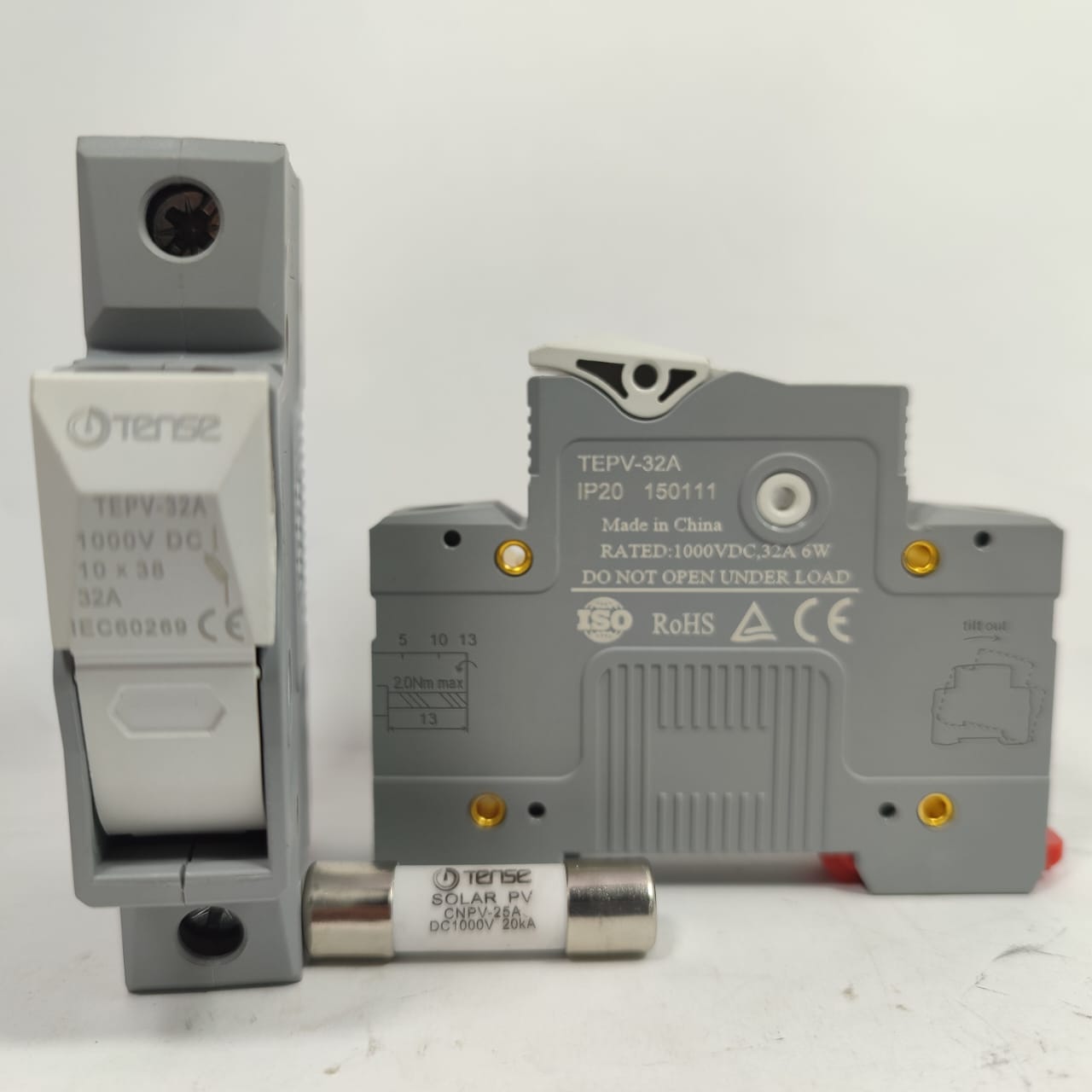 Solar Fuse/PV Fuse/DC Fuse Holder DC1000V  Fuse Tense in Pakistan - 15A