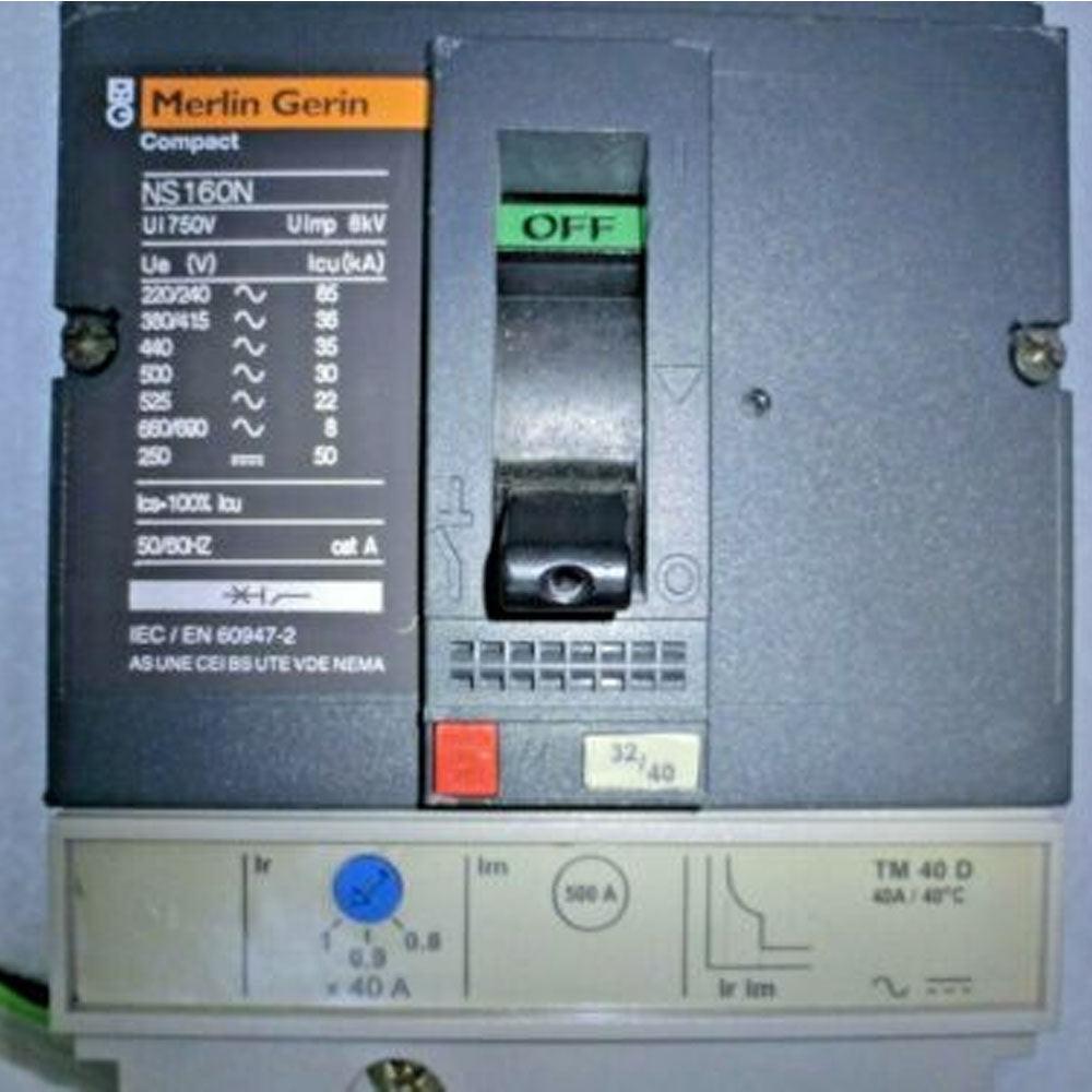 Merlin Gerin Compact NS160N Low voltage switchgear Circuit Breaker in Lot condition