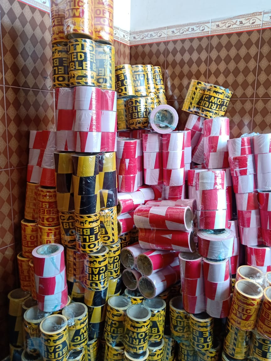 Caution Barricade Ribbon 3 inch In Pakistan - 150 Meter