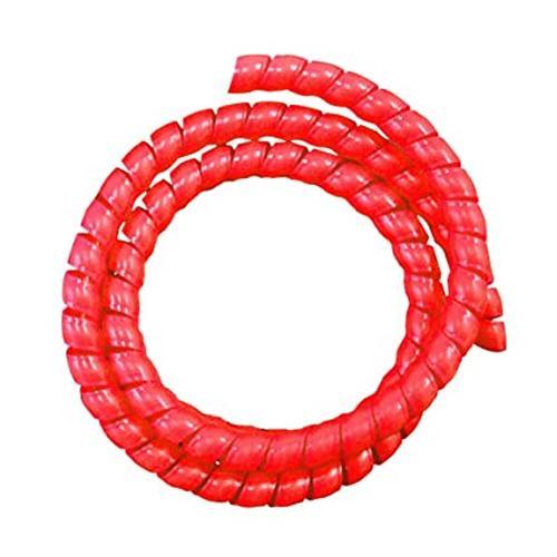 Red Insulation Spiral Sleeves for Cable Management 3meter in length - 15mm