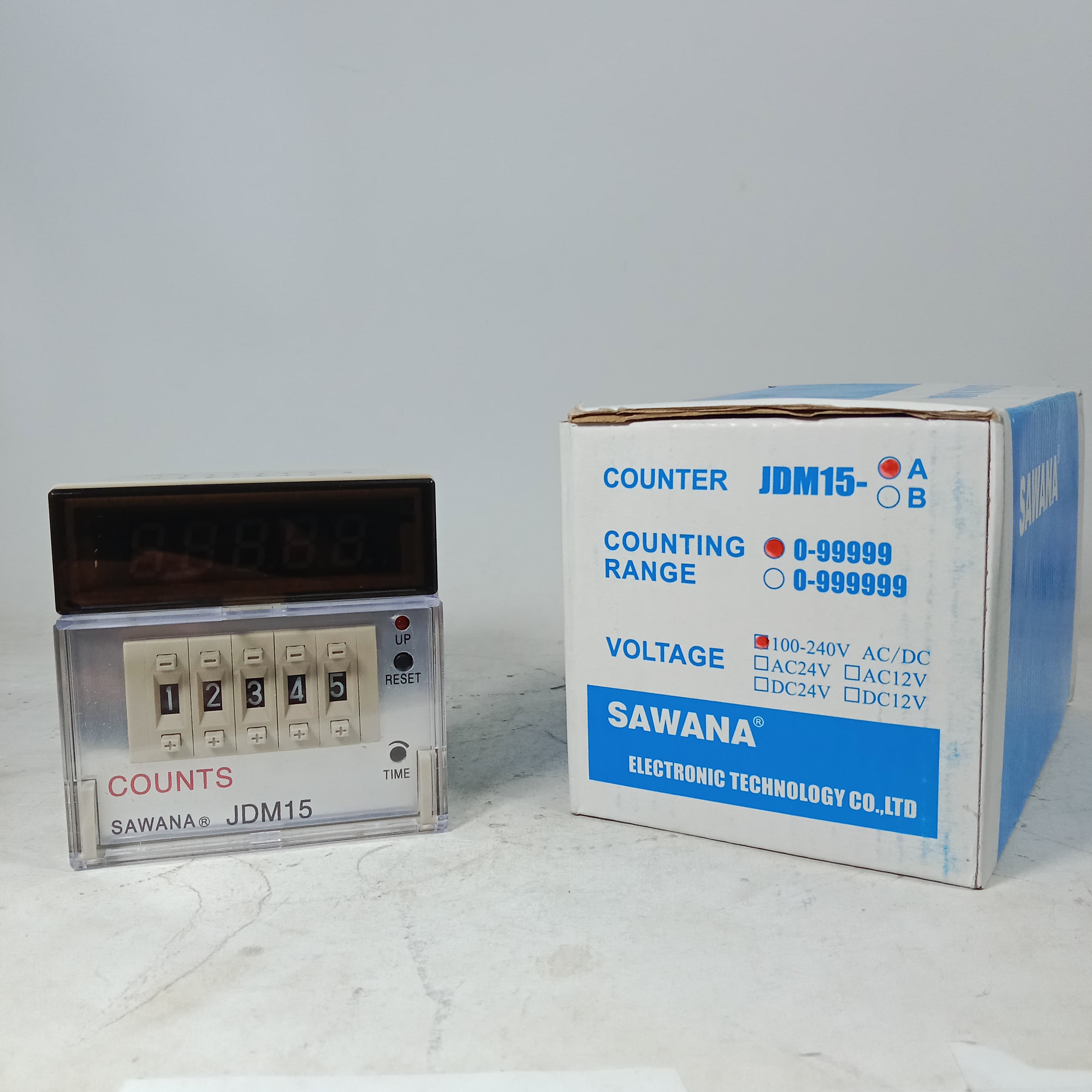 Digital Counter Relay JDM-15 5 Digit Counting Accumulator Counter in Pakistan