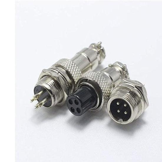 XLR  Cable Connector 12mm Chassis Mount in Pakistan - 5 pins thumbnail 3