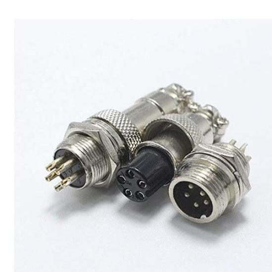 XLR  Cable Connector 12mm Chassis Mount in Pakistan - 4 pins thumbnail 4