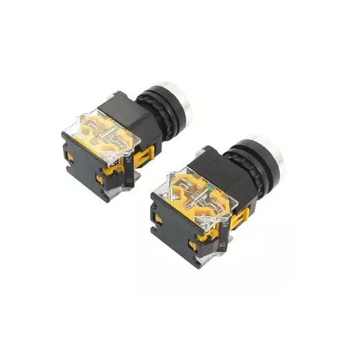 22mm Mount 10A 380V DPST Red Green Momentary Push Button Switch in Pakistan - Green thumbnail 2