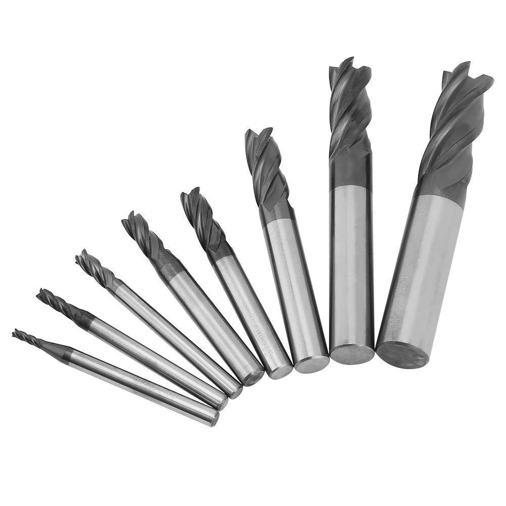 Carbide End Mill Set  Steel Milling Cutter in used - 2mm thumbnail 3