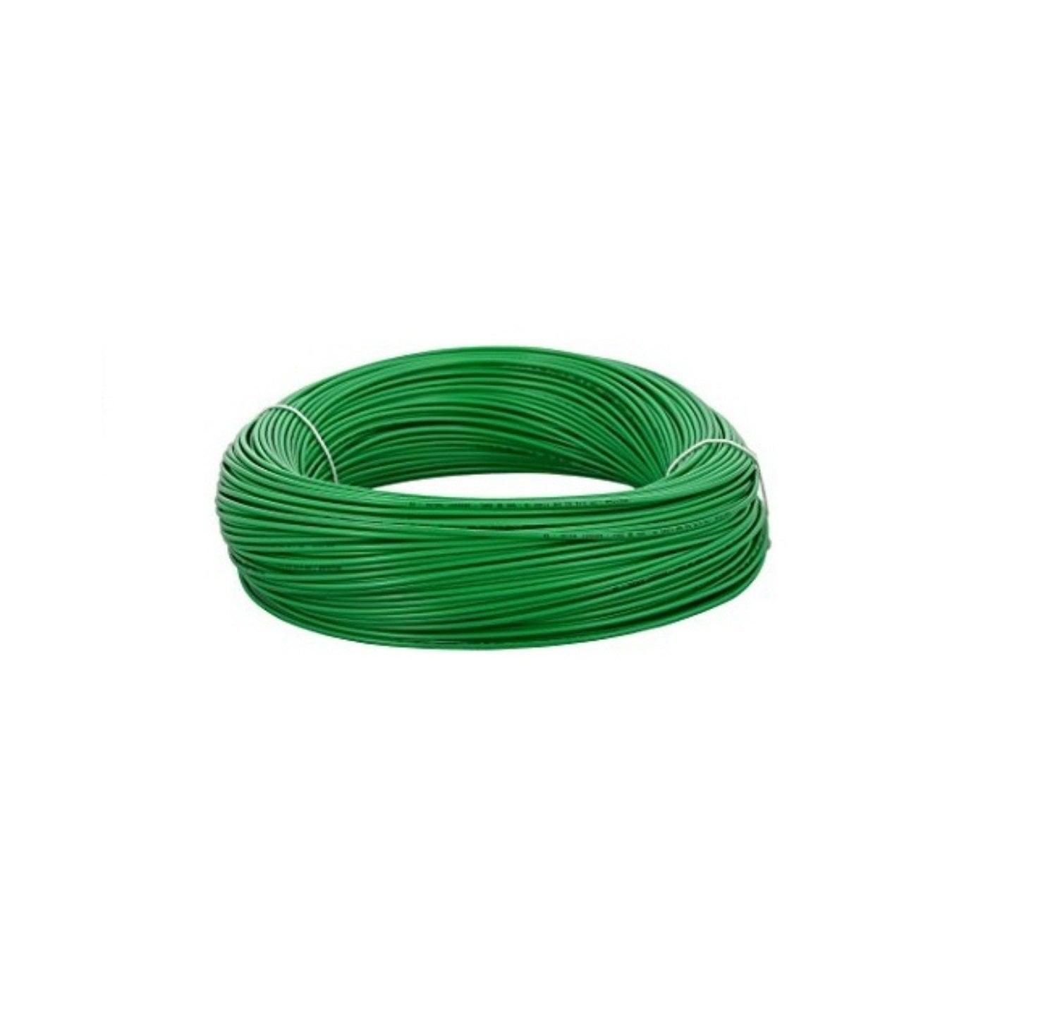 PVC Insulated flexible cable 1 Core 23/76 Electric Wire Roll 90 Meter in Pakistan - green thumbnail 3