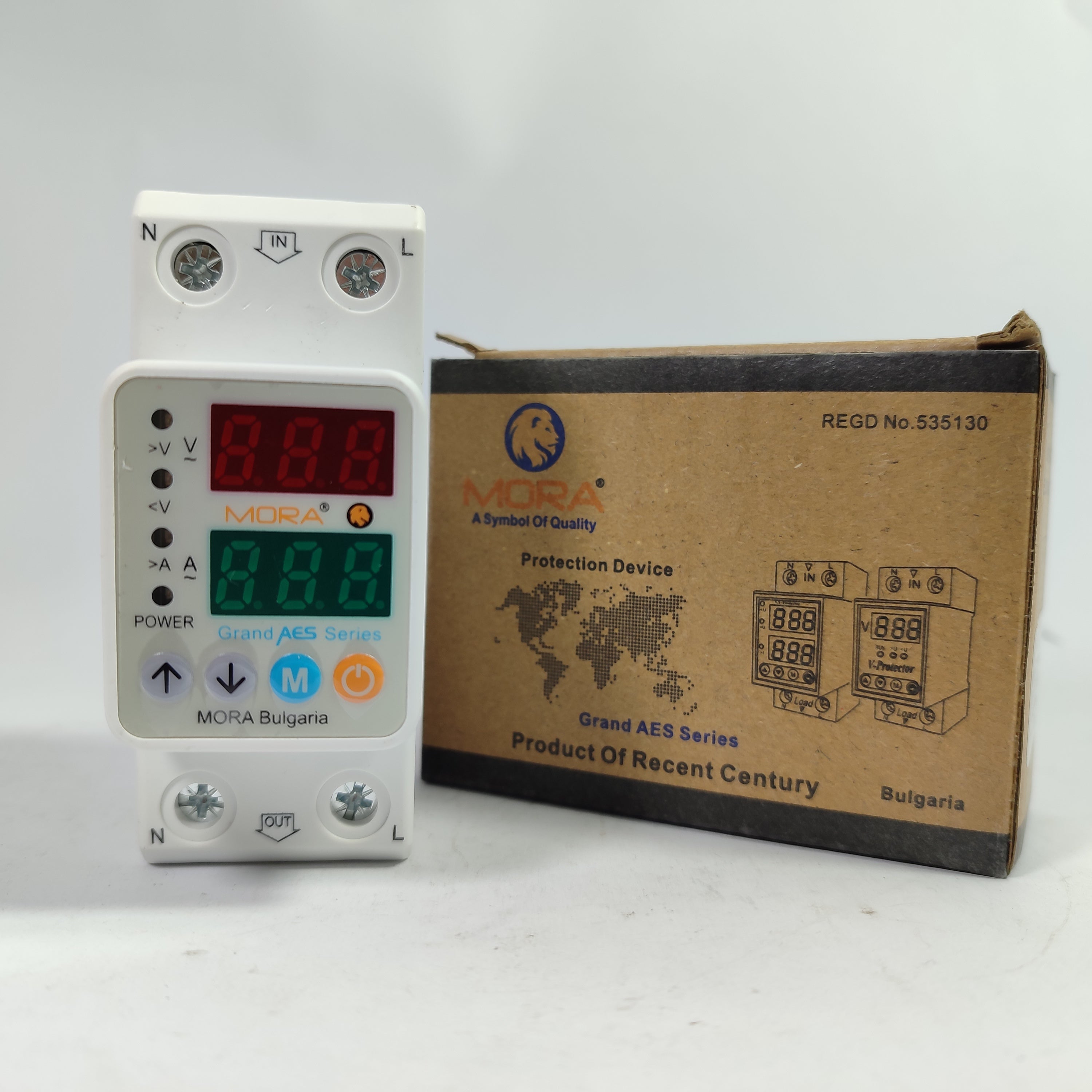 80A 220V Mora voltage protector , Adjustable Device for Voltage Mora Bulgaria in Pakistan thumbnail 2
