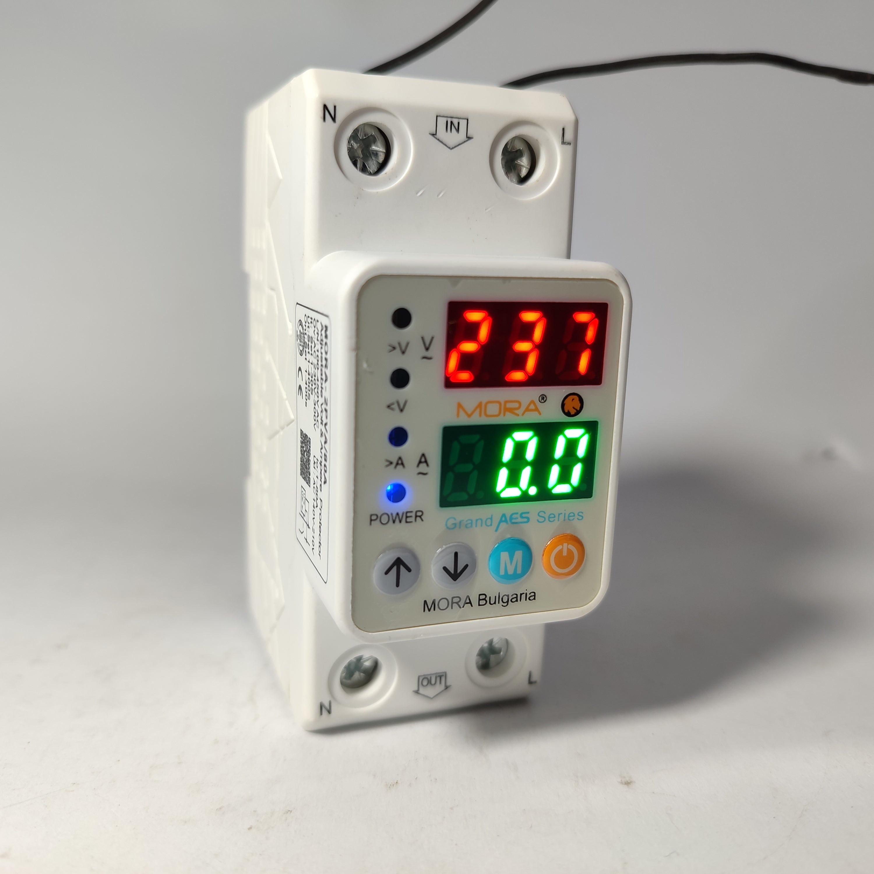 80A 220V Mora voltage protector , Adjustable Device for Voltage Mora Bulgaria in Pakistan thumbnail 3